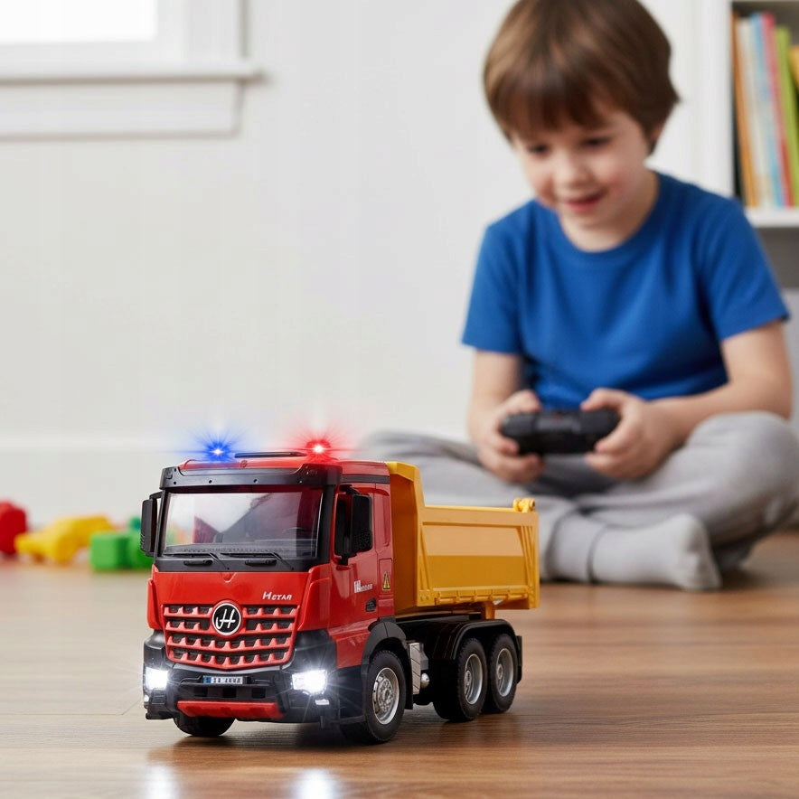 LARGE TRUCK DUMP TRUCK REMOTE CONTROLLED AUTO RC TIR FOR REMOTE CONTROL GIFT Packaging status original