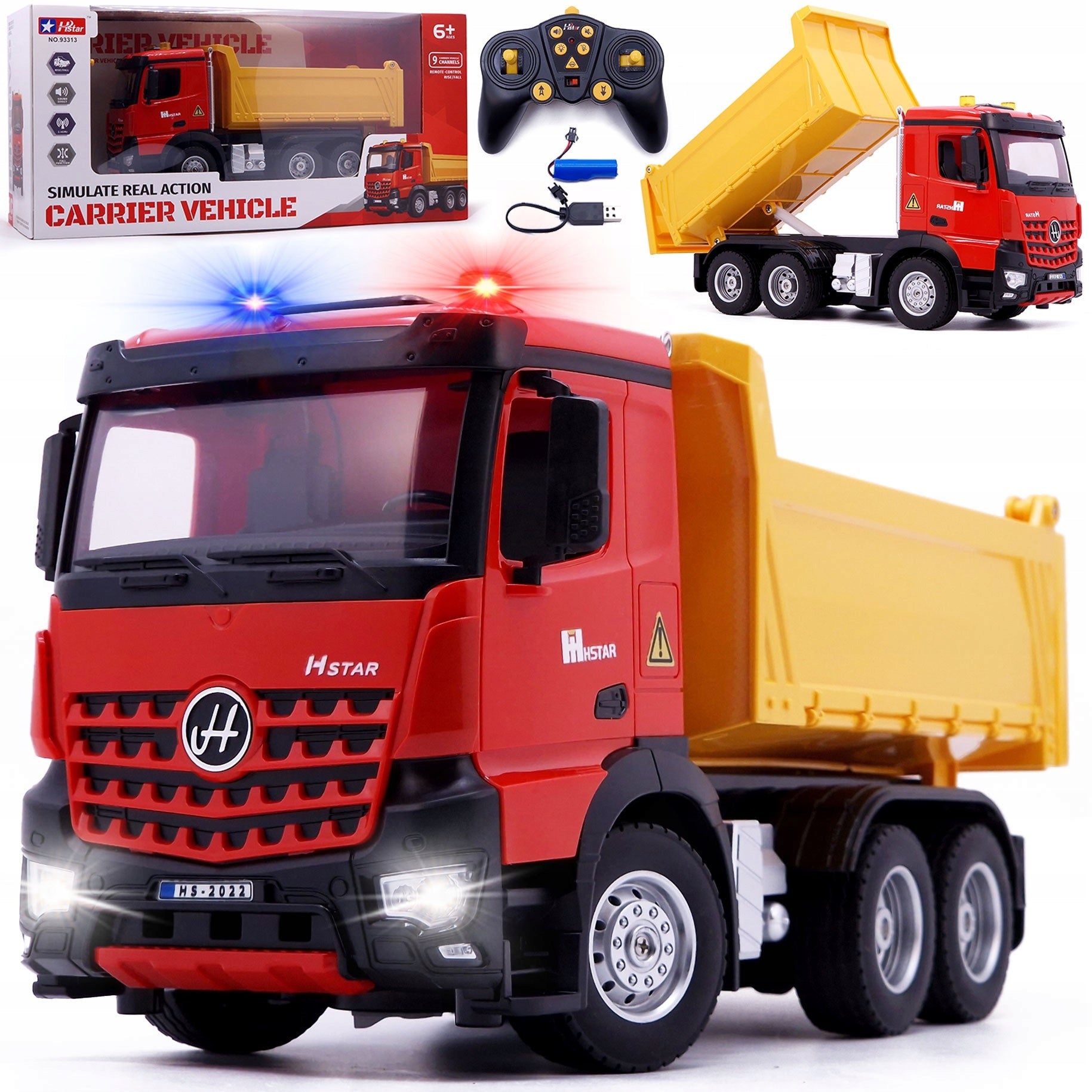 LARGE TRUCK DUMP TRUCK REMOTE CONTROLLED AUTO RC TIR FOR REMOTE CONTROL GIFT