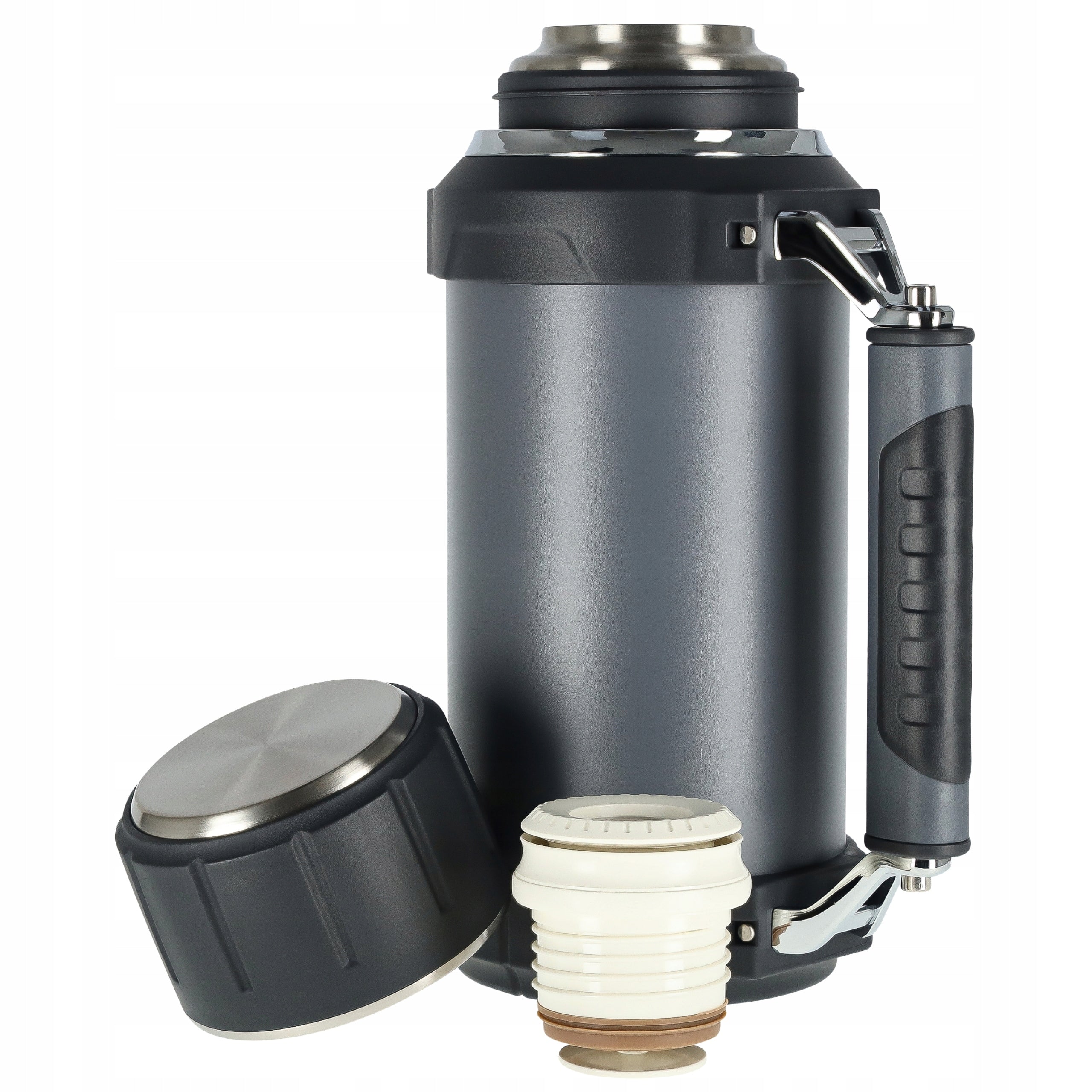 LARGE VACUUM TOURIST THERMOS 2L FOR COFFEE TEA 30-54H STEEL PREMIUM EAN (GTIN) 5904183609416