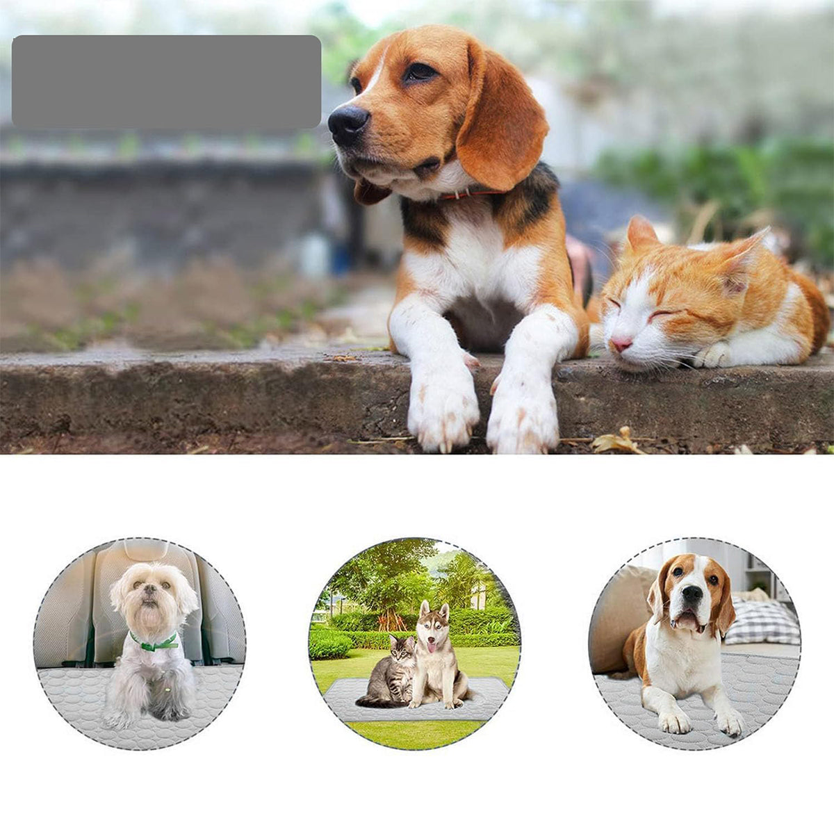 LARGE WATERPROOF COOLING MAT FOR DOG AND CAT XL 100x75CM Manufacturer code 4006795859775