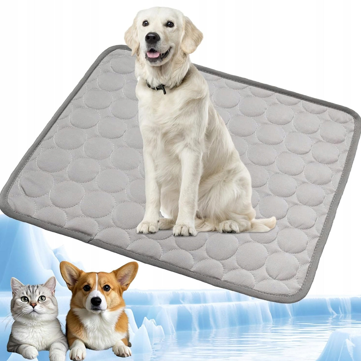 LARGE WATERPROOF COOLING MAT FOR DOG AND CAT XL 100x75CM