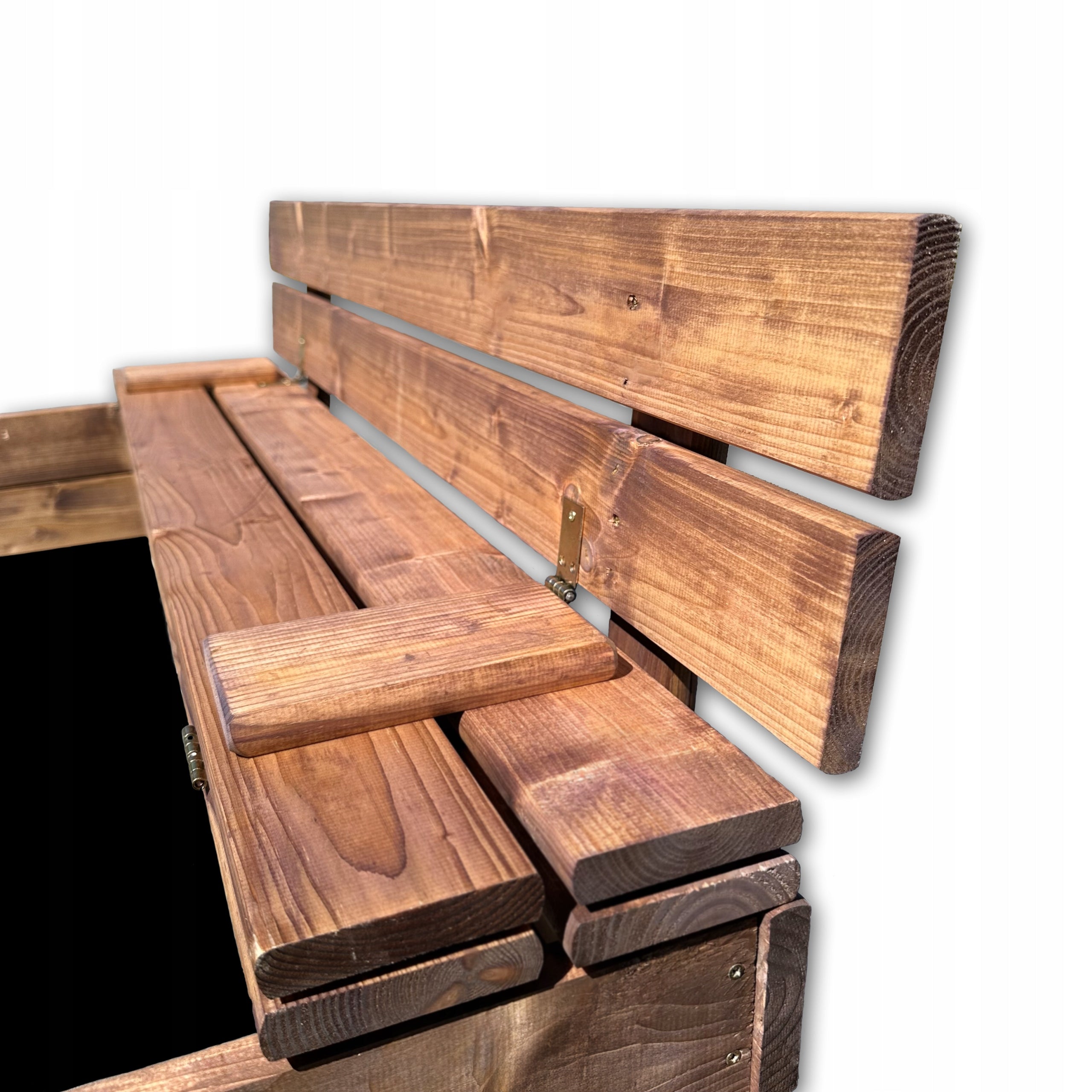 LARGE WOODEN SANDBOX IMPREGNATED PAINTED CLOSED 150x150CM PREMIUM Kind wooden