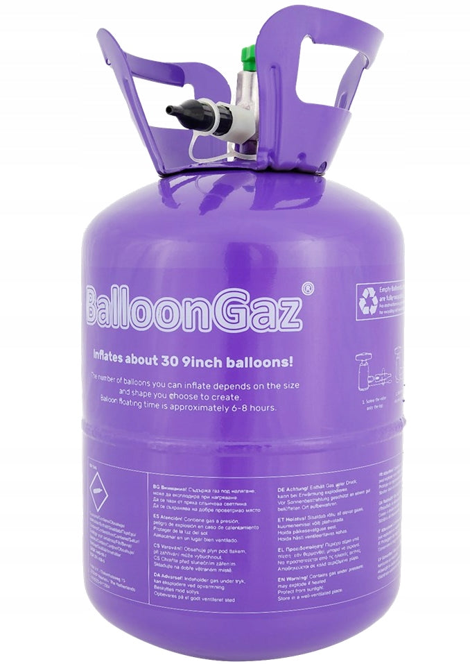 LARGE cylinder with HELIUM for balloons PARTY BIRTHDAY WEDDING BAPTISM + 50 balloons Brand no brand