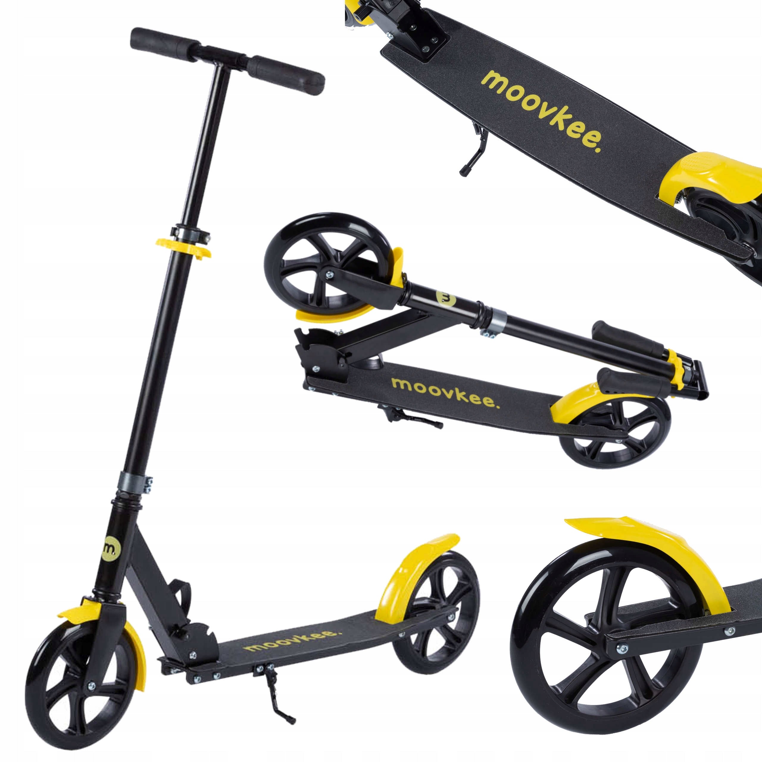 LARGE foldable scooter MOOVKEE 200mm up to 100kg