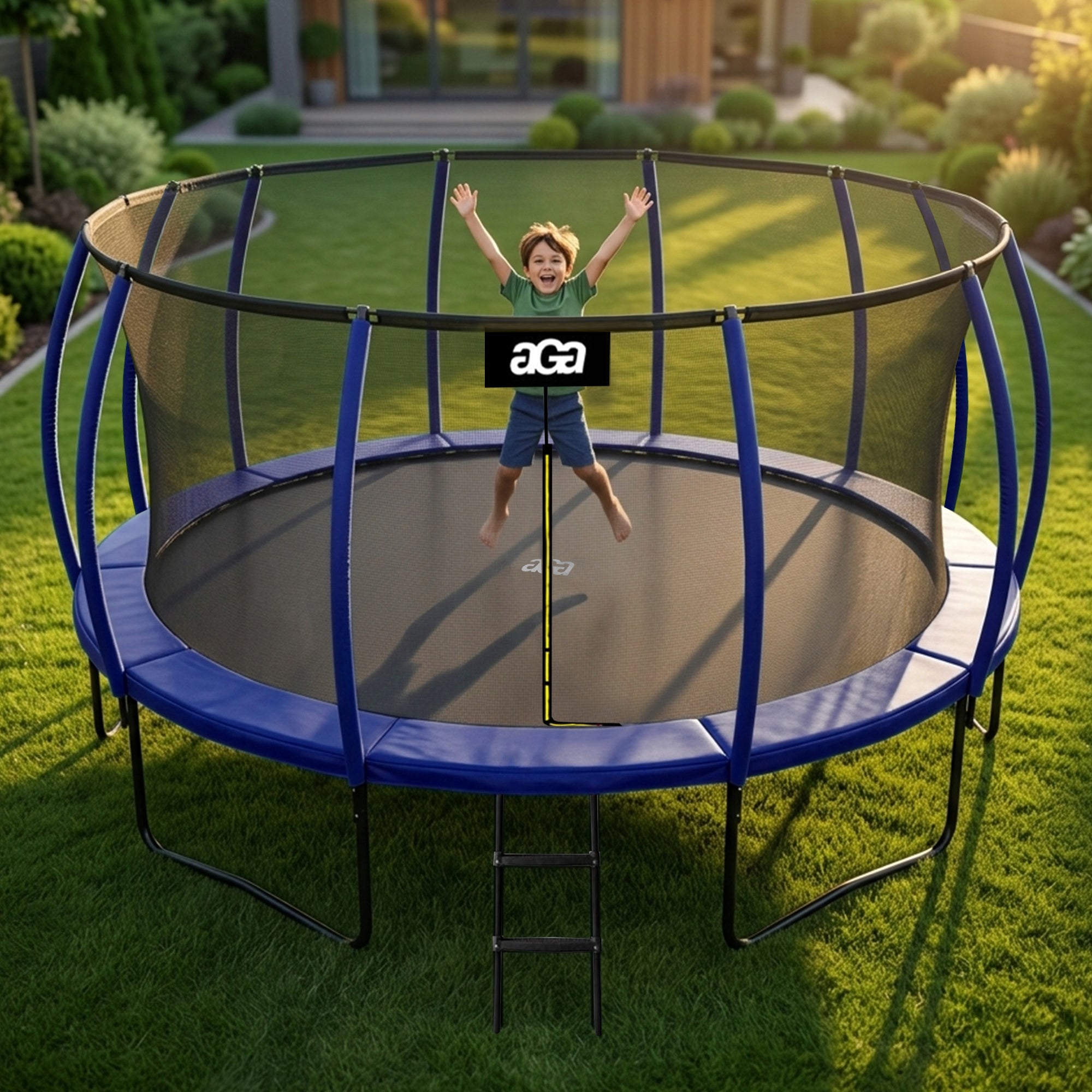 LARGEST Trampoline on the Market aGa SPORT EXCLUSIVE 500 cm 16 ft. DB PREMIUM Manufacturer code MRPU1016DB