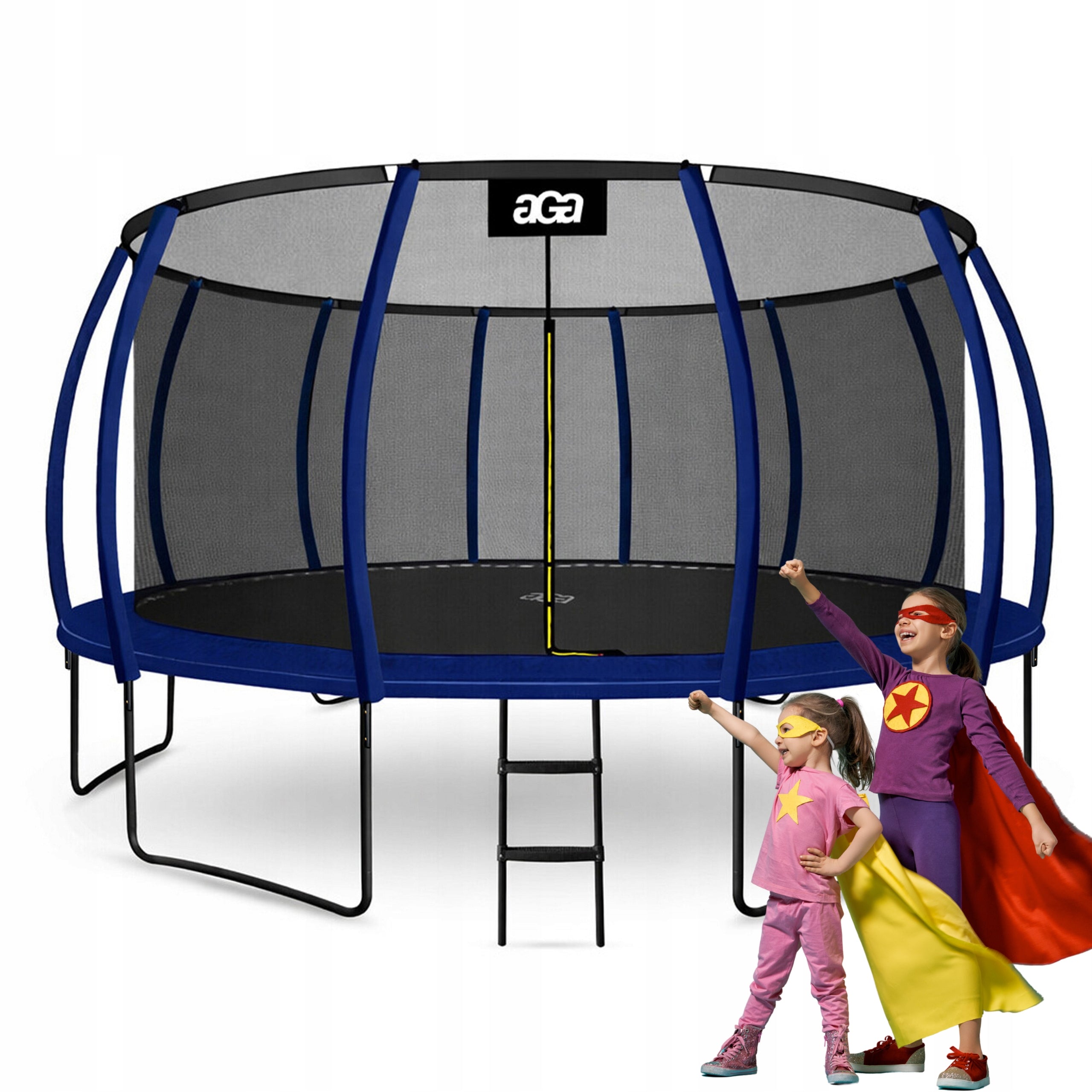 LARGEST Trampoline on the Market aGa SPORT EXCLUSIVE 500 cm 16 ft. DB PREMIUM