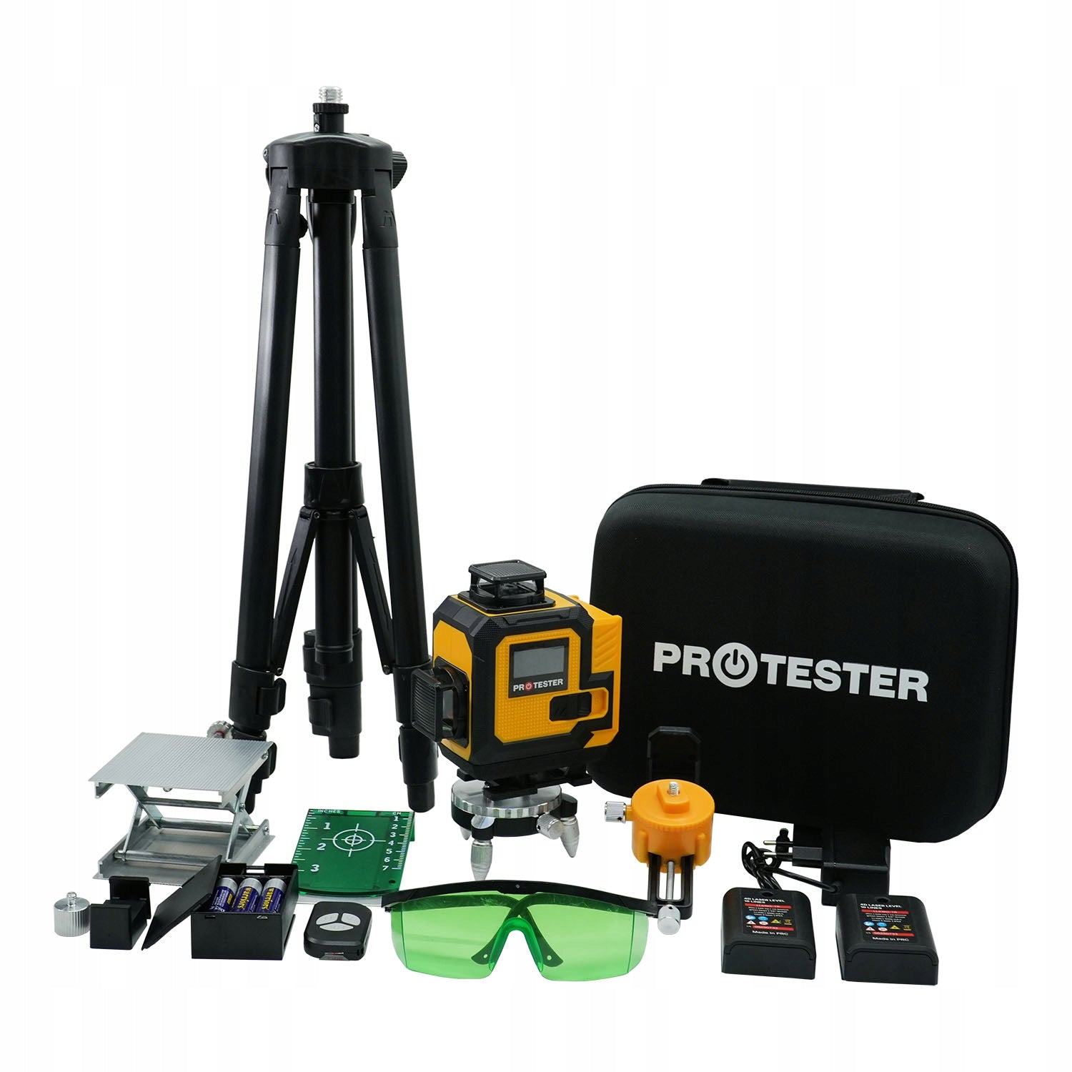 LASER 4D 16 LINES GREEN LCD IP54 REMOTE CONTROL SET TRIPOD LASER LEVEL Manufacturer code LL616G-TR