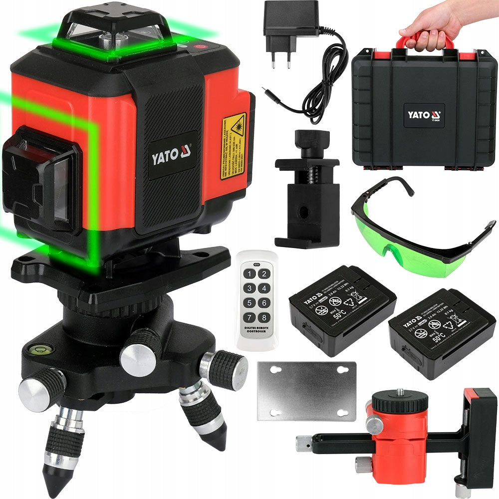 LASER LEVEL 360 PLANE 4D CROSS LASER GREEN YATO
