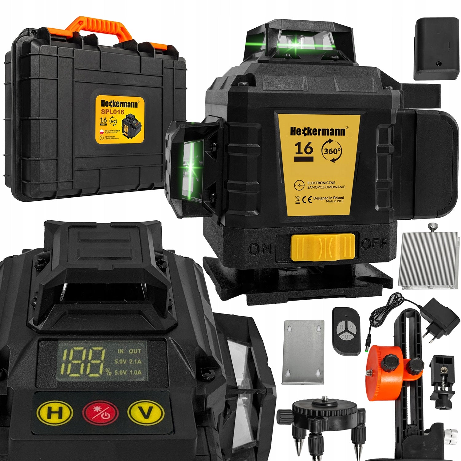 LASER LEVEL 360 PLANE 4D CROSS LASER SELF LEVELING