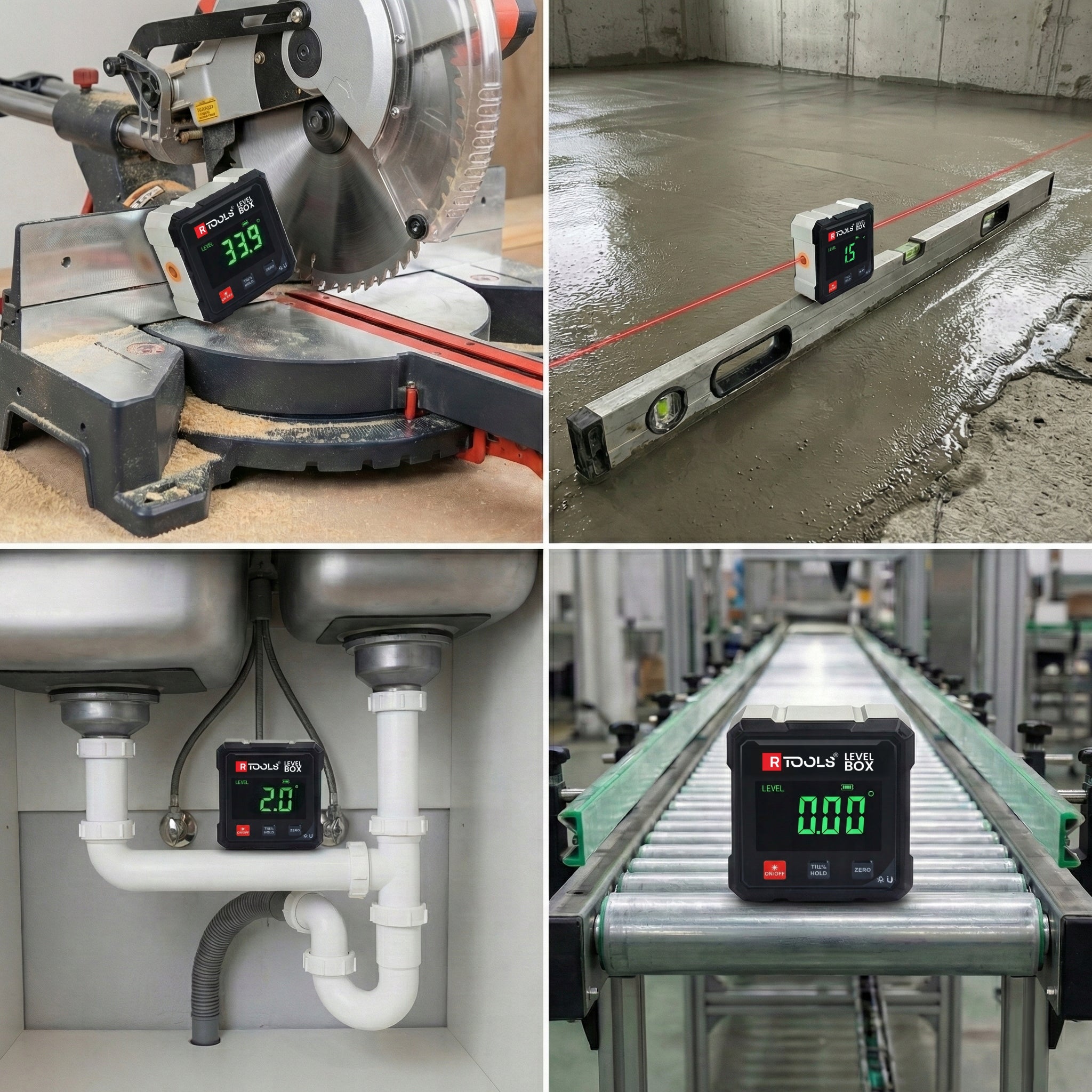 LASER LEVEL MAGNETIC PROTRACTOR DIGITAL ANGLE METER INCLINOMETER Kind digital protractor