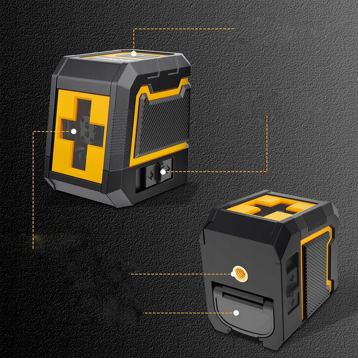 LASER LEVEL PRO CROSS LASER 360 4D 2x AKU TRIPOD Measurement accuracy (+/-) 2.5 mm