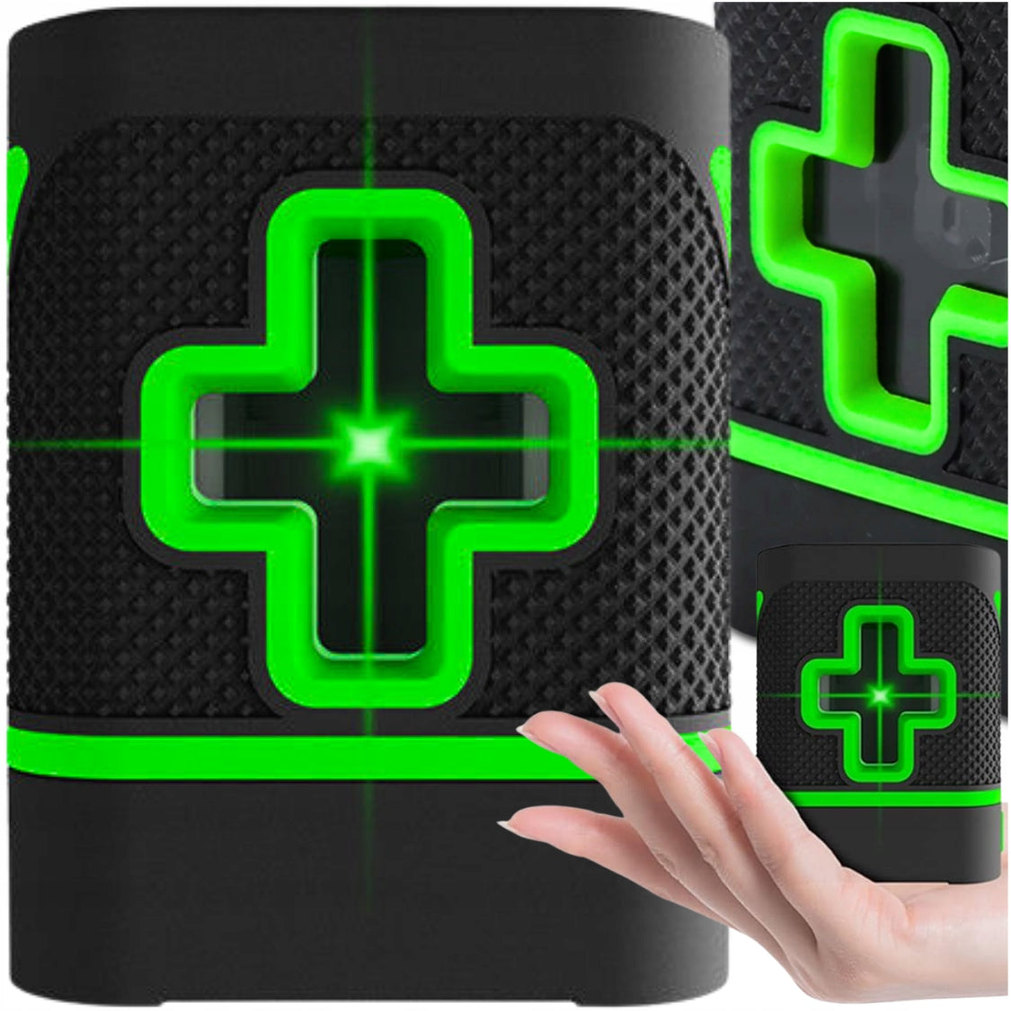 LASER LEVEL SELF-LEVELING CROSS LASER SET BATTERIES 360° 25M Manufacturer code POZIOMICA LASEROWA SAMOPOZIOMUJĄCA