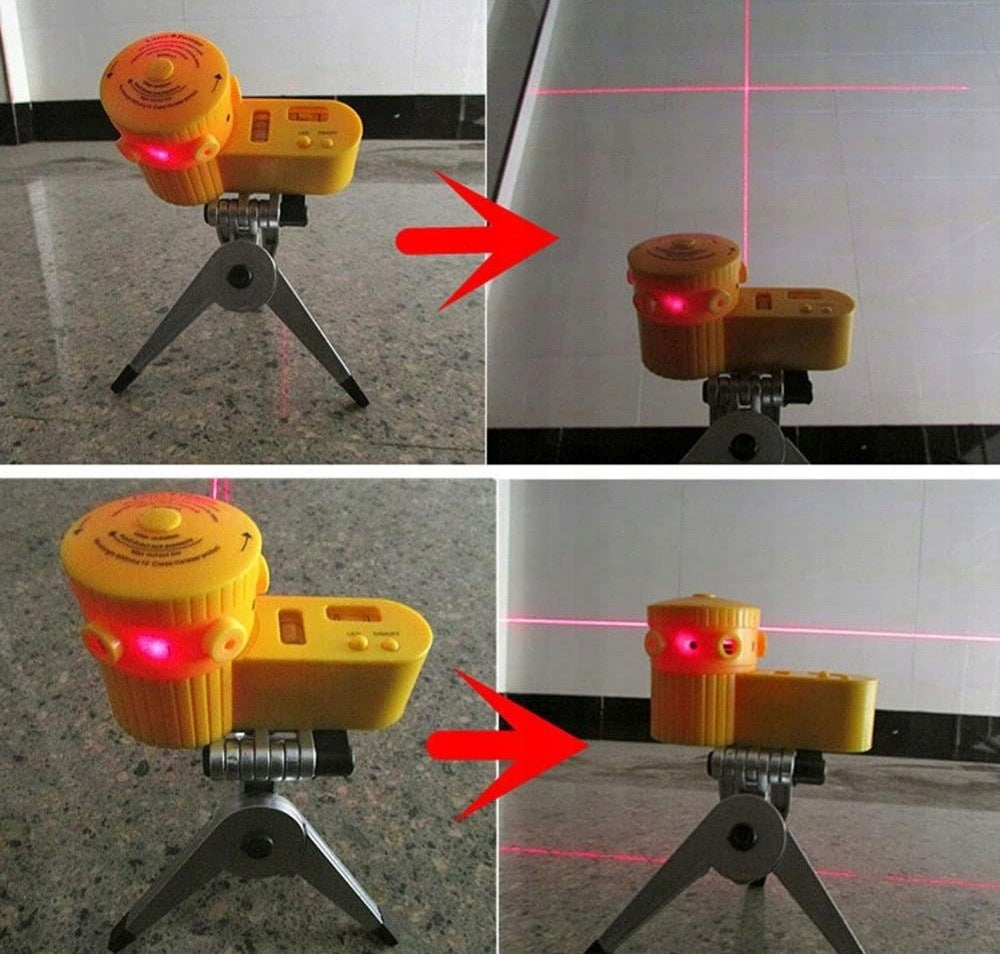 LASER LEVEL SMALL CROSS LASER CONSTRUCTION TRIPOD PLANE Additional features handle included tripod included