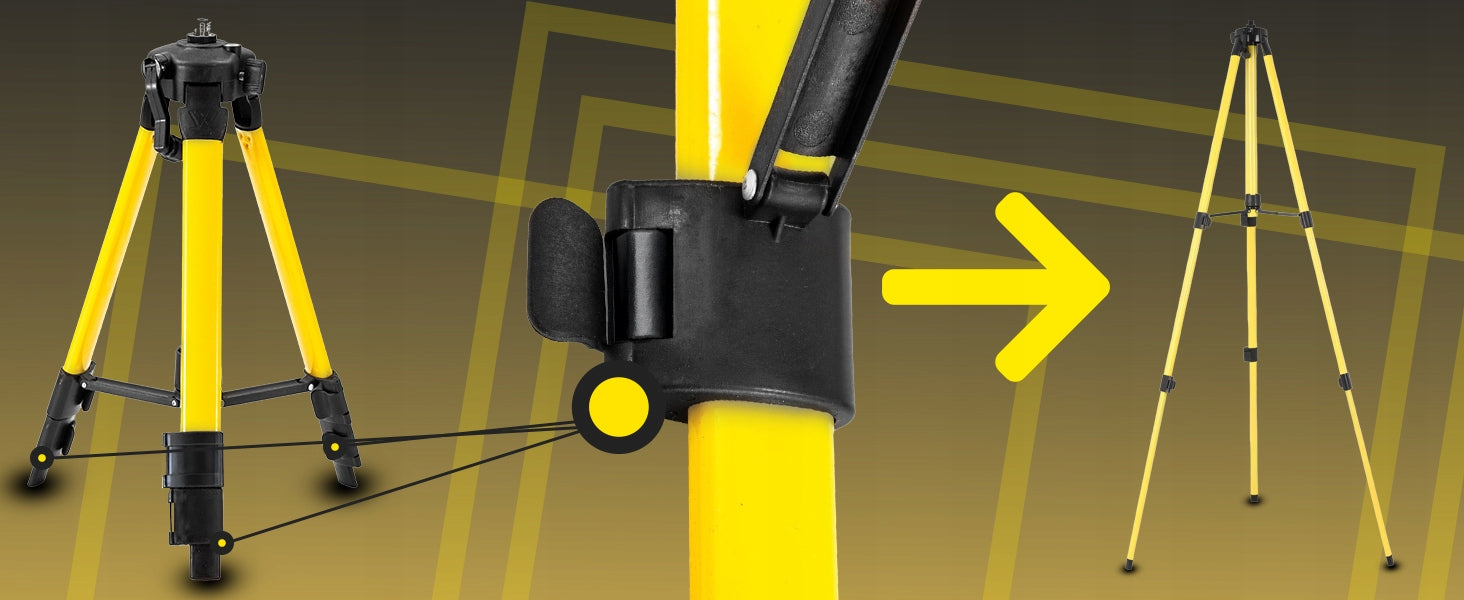 LASER LEVEL TRIPOD THREAD 1/4 INCH 360 TRIPOD + COVER Kind tripod