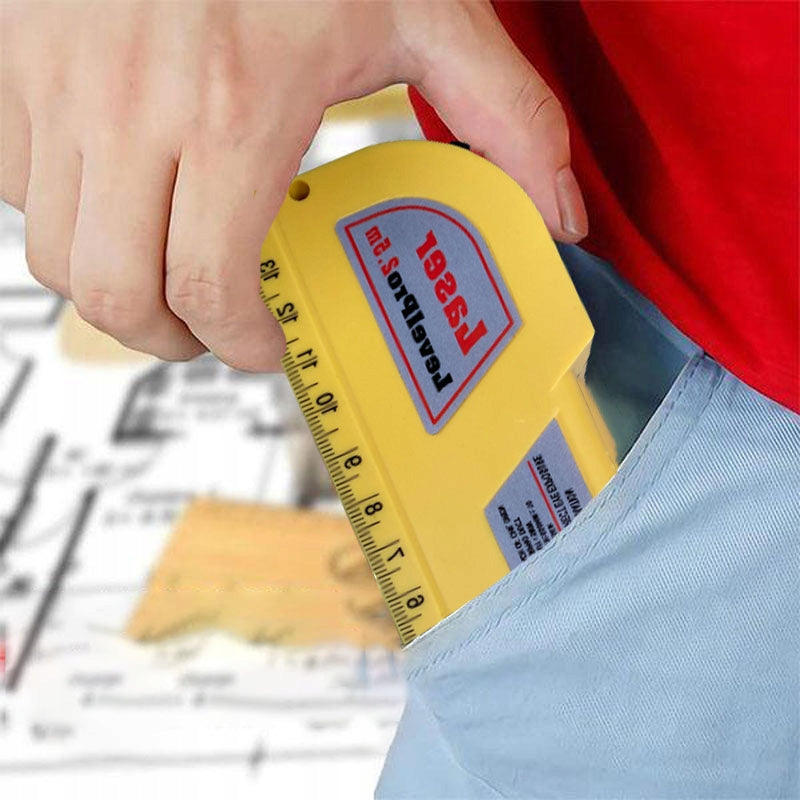 LASER LEVEL WITH MEASURING CUP PRECISION MEASURE 250 cm LASER LED LIBELS INCHES Length 250 m