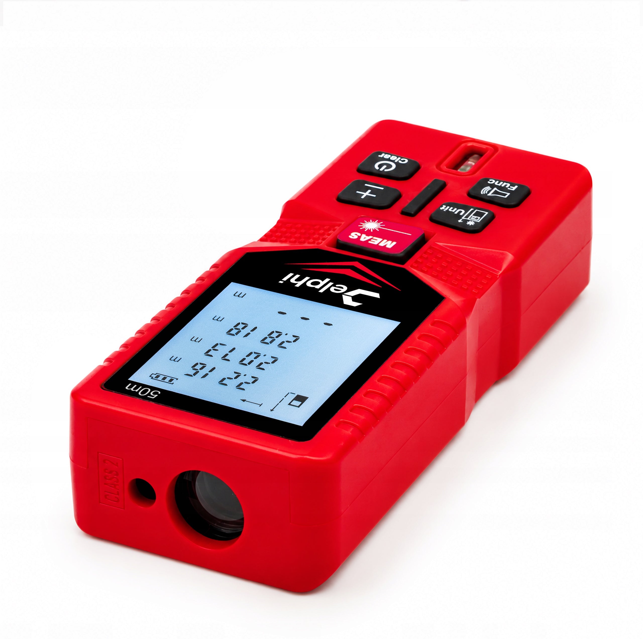 LASER RANGEFINDER 50M DIGITAL SURFACE DISTANCE METER LEVEL LCD Maximum number of measurements in memory 20