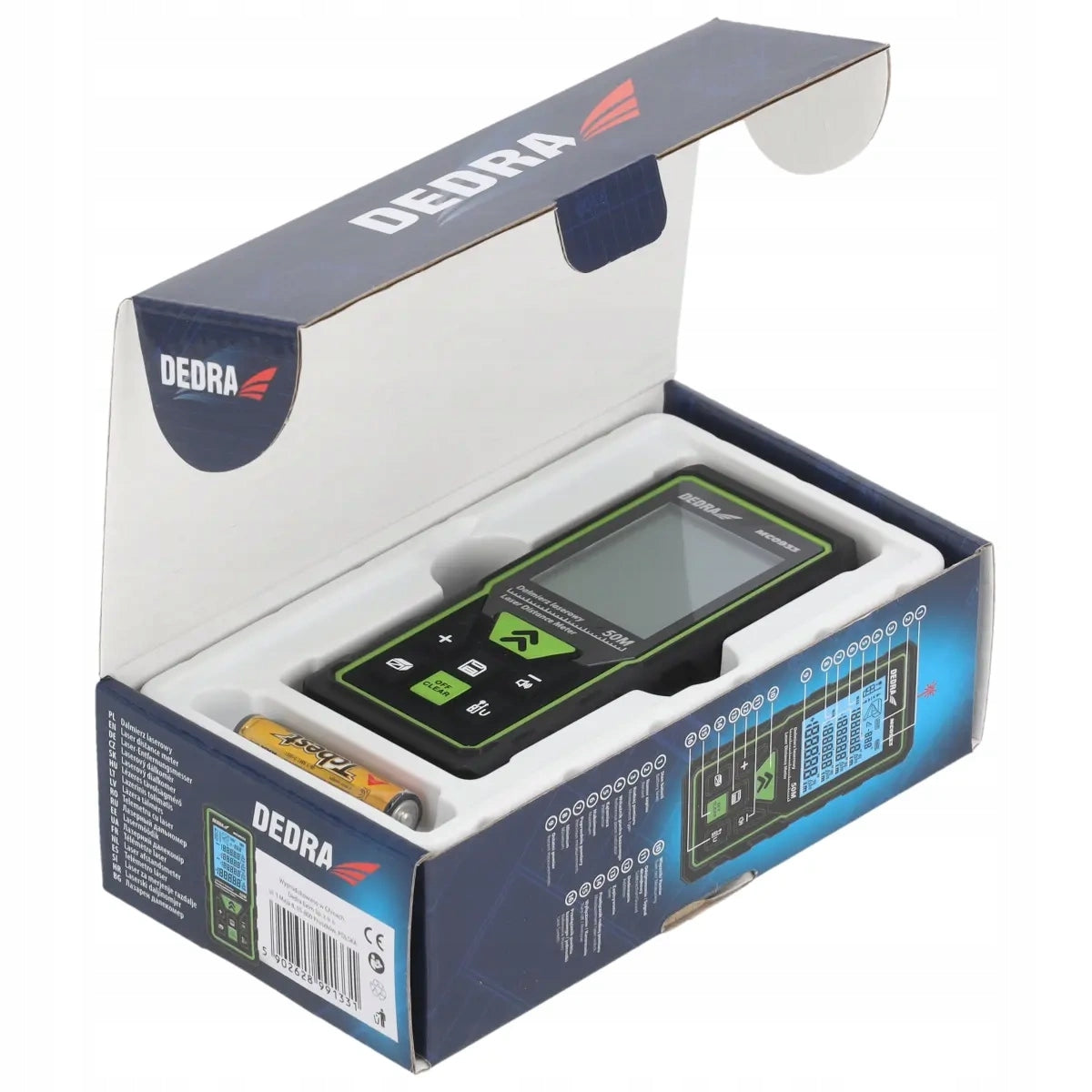 LASER RANGEFINDER 50M MC0933 DEDRA Measurement accuracy (+/- mm) 2