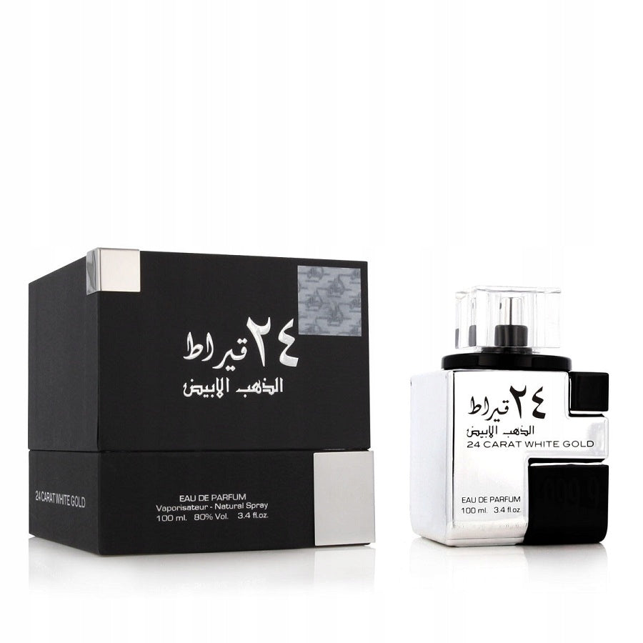LATTAFA 24 Carat White Gold EDP Eau de Parfum unisex perfume 100ml Packaging status original