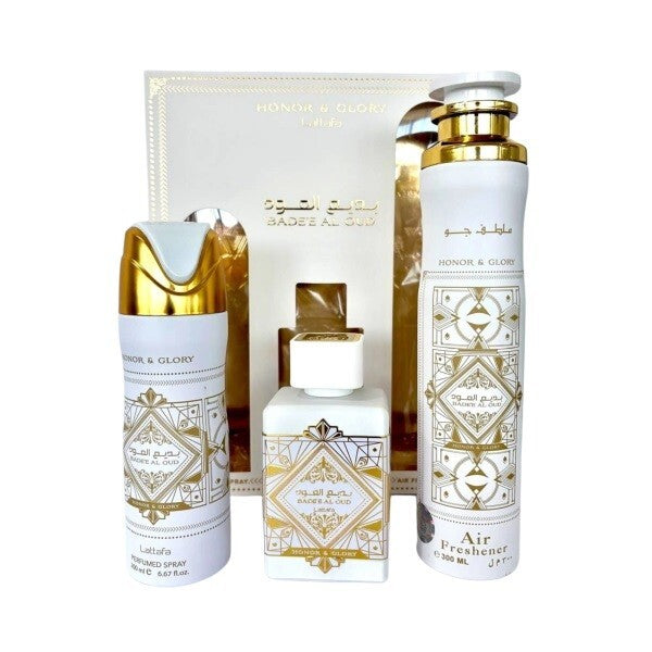 LATTAFA Eau de Parfum 100ml+ deodorant 200ml+ air freshener 300ml Product weight with unit packaging 0.6 kg