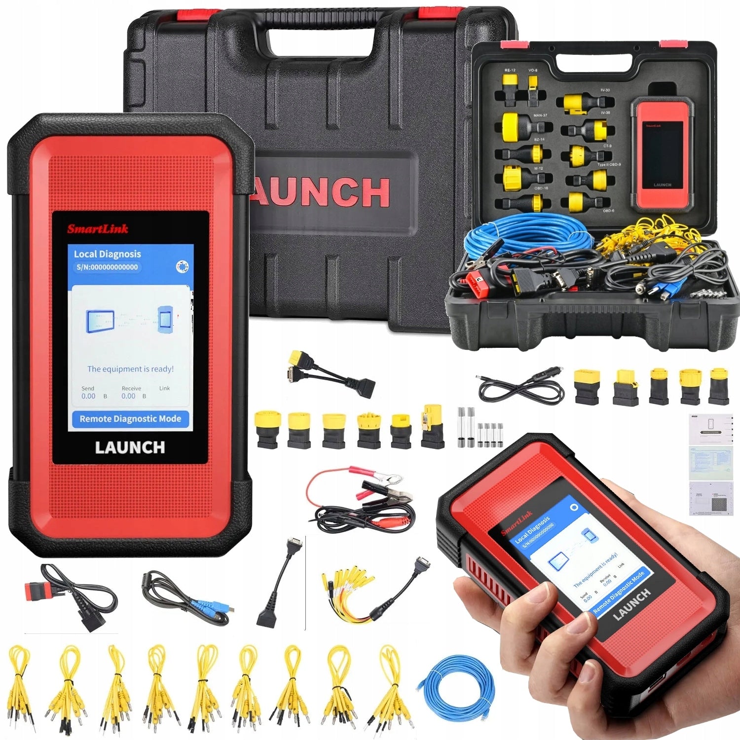 LAUNCH X-431 Pro3s + HD SMARTLINK 2026 Truck Polish Brand Launch