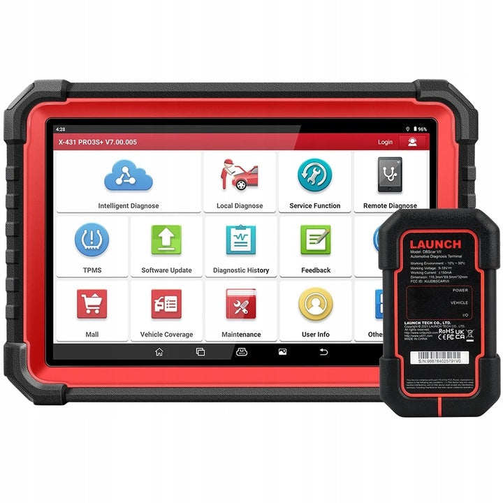 LAUNCH X431 IMMO PLUS 8 inch CanFD DoiP XPROG + CABLES 2025 NEW MODEL Brand Launch