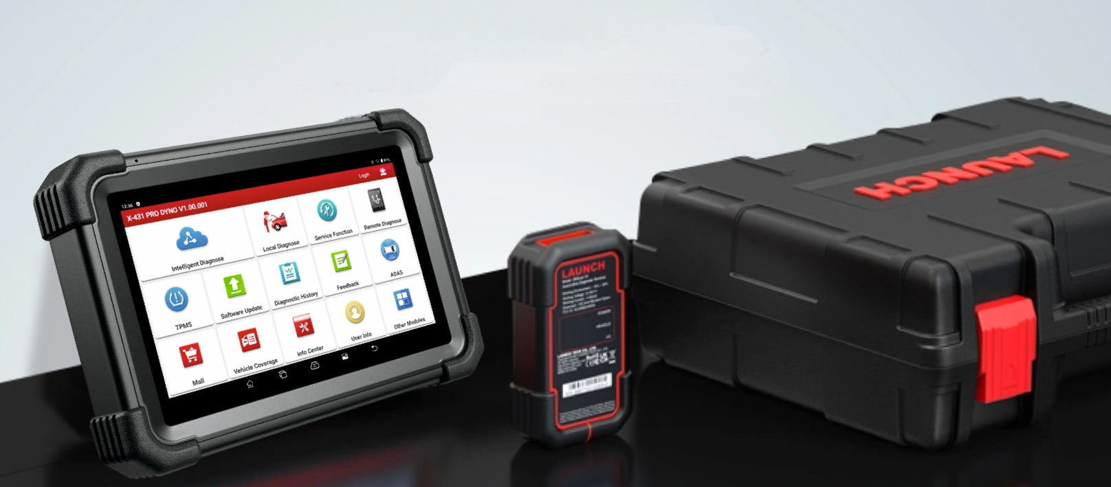 LAUNCH X431 PRO DYNO + 2 suitcaseS NEW MODEL 24r J.PL supports CAN-FD DoIP EAN (GTIN) 9418869012705
