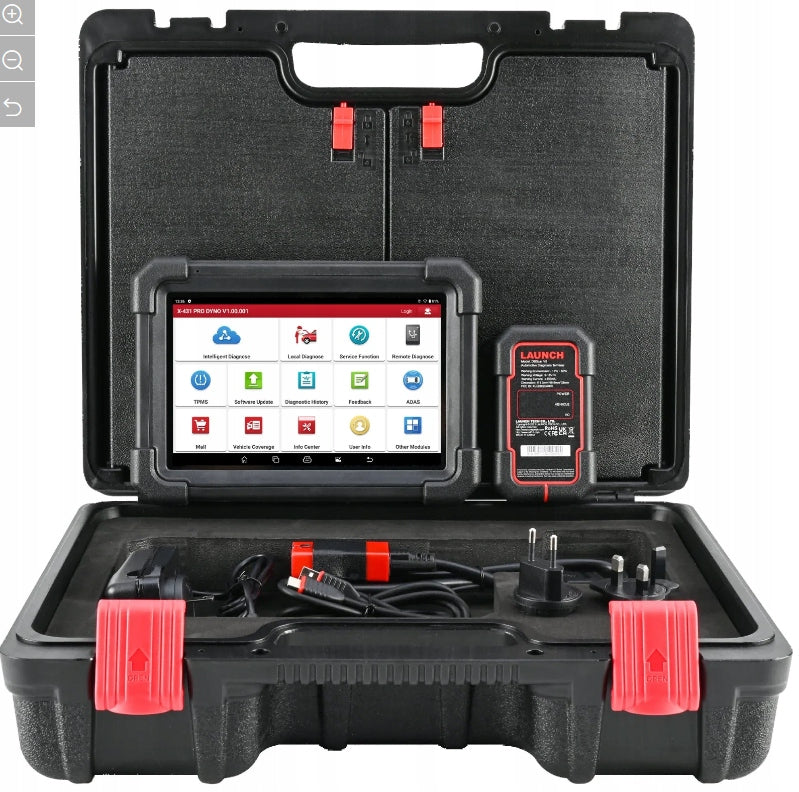LAUNCH X431 PRO DYNO + 2 suitcaseS NEW MODEL 24r J.PL supports CAN-FD DoIP Manufacturer code LAUNCH DYNO
