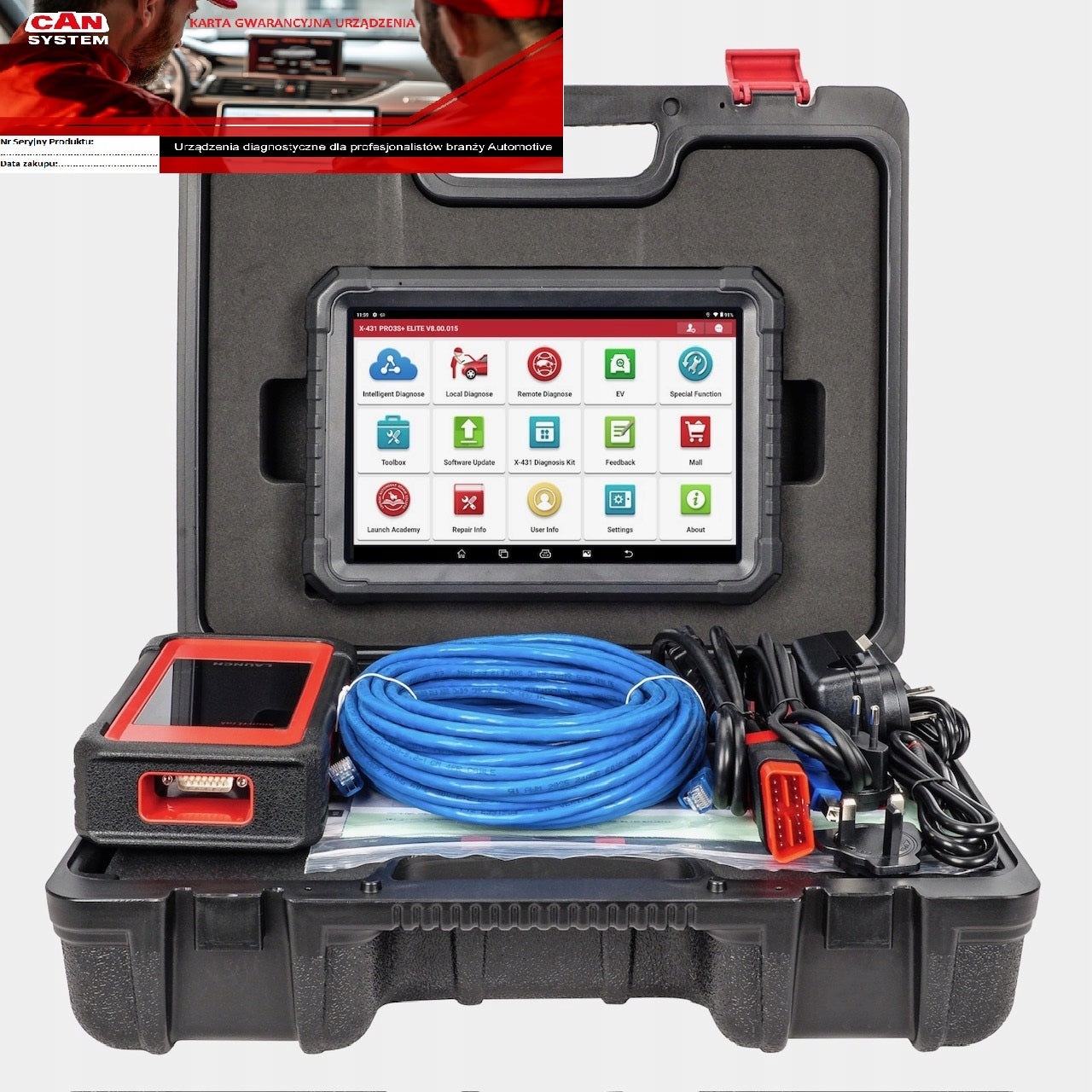 LAUNCH X431 PRO3S + ELITE SMARTLINK C PASS THRU J2534 DEALER Poland