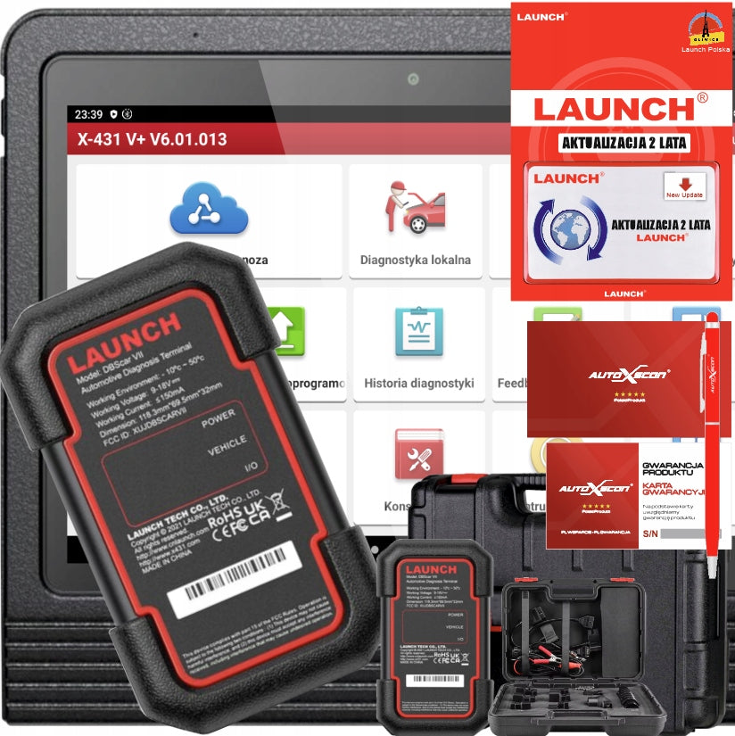LAUNCH X431 V+ 10" PROFESSIONAL language Polish EAN (GTIN) 5904954301617