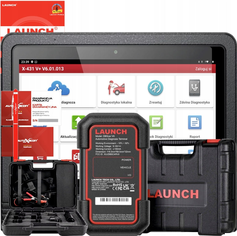 LAUNCH X431 V+ 10" PROFESSIONAL language Polish