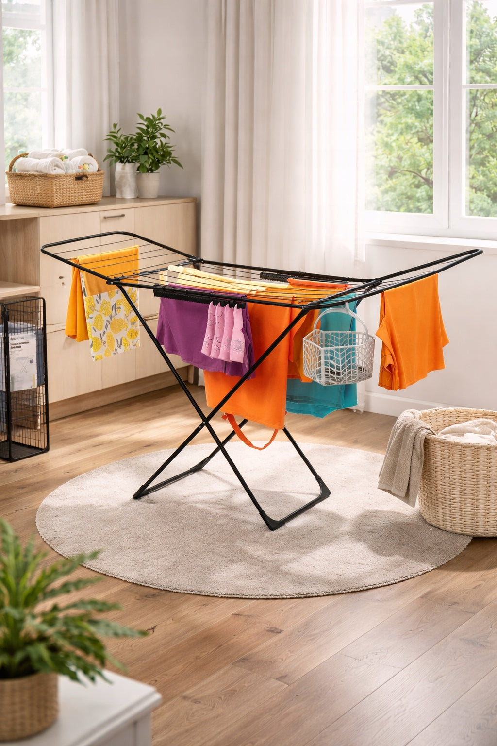 LAUNDRY DRYER CLOTHES GARDEN UNDERWEAR FOR HOME LARGE STANDING ROOMY Manufacturer code suszarka na ubrania pranie bielizne