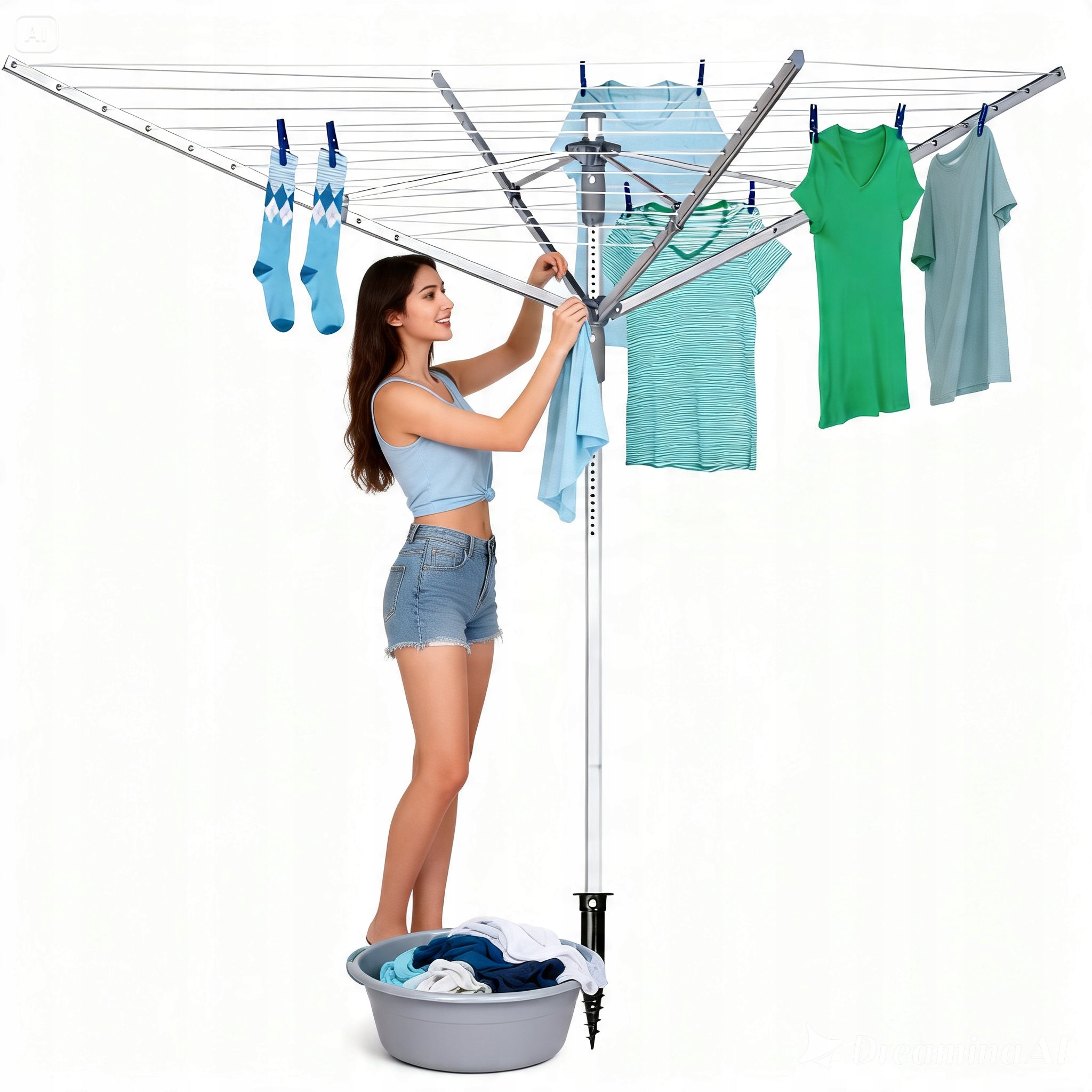 LAUNDRY DRYER GARDEN UNDERWEAR ROTARY 360 DRIVEN INTO CLOTHES Manufacturer code 5907385964079