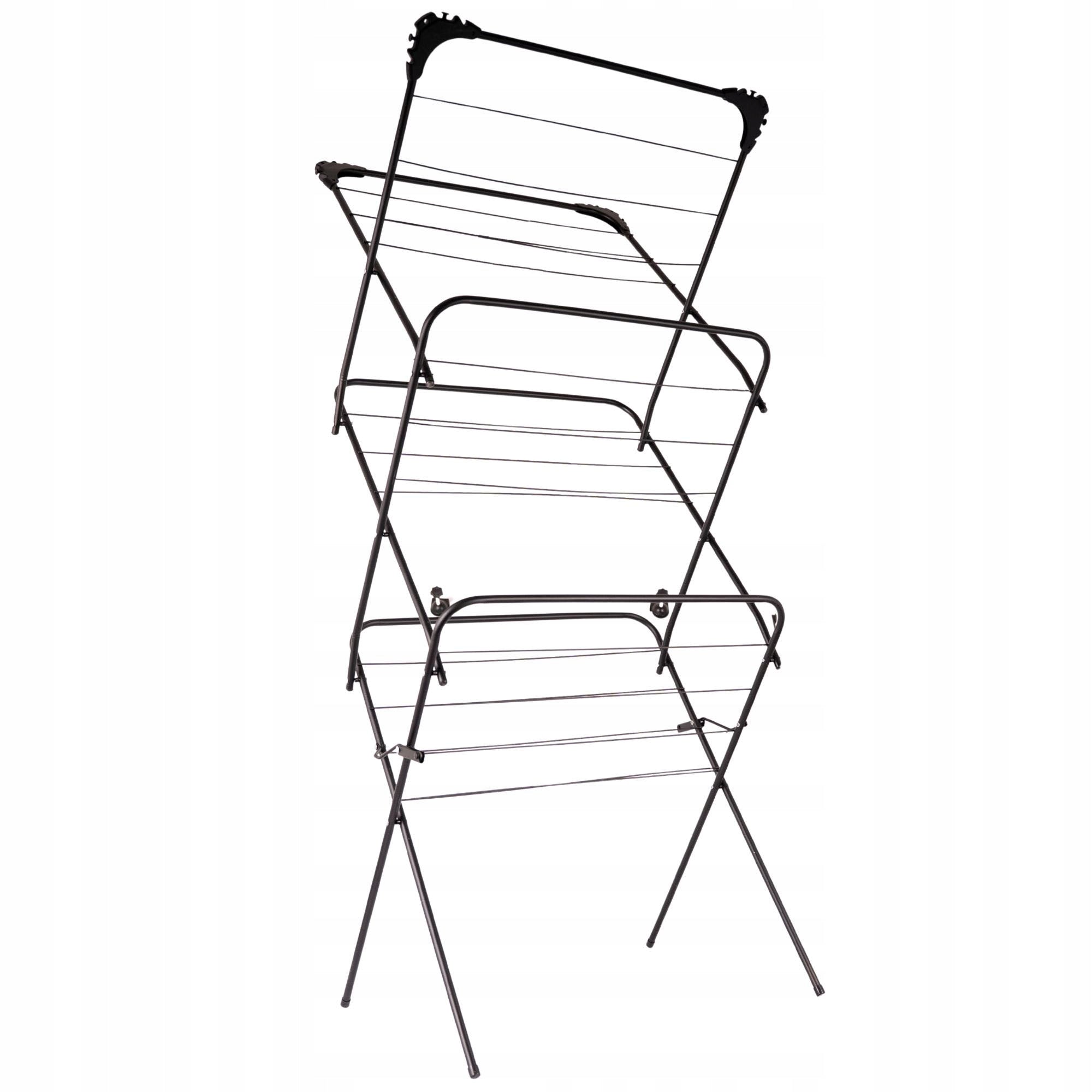 LAUNDRY DRYER STANDING VERTICAL BALCONY METAL 138CM STABLE 3 POS. Brand OMAGO