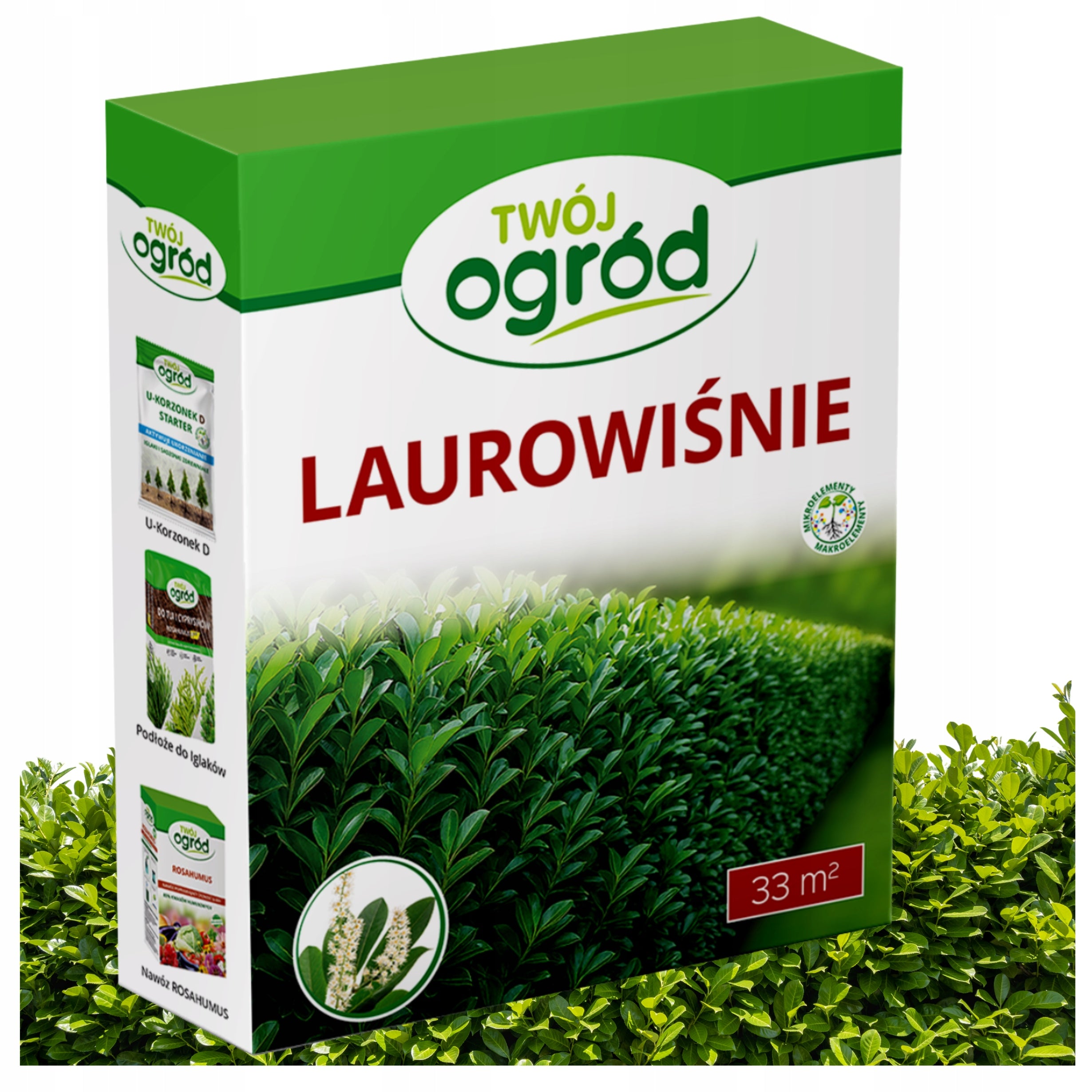 LAUREL FERTILIZER 1kg Granulated Granules Intensive Green Hedges