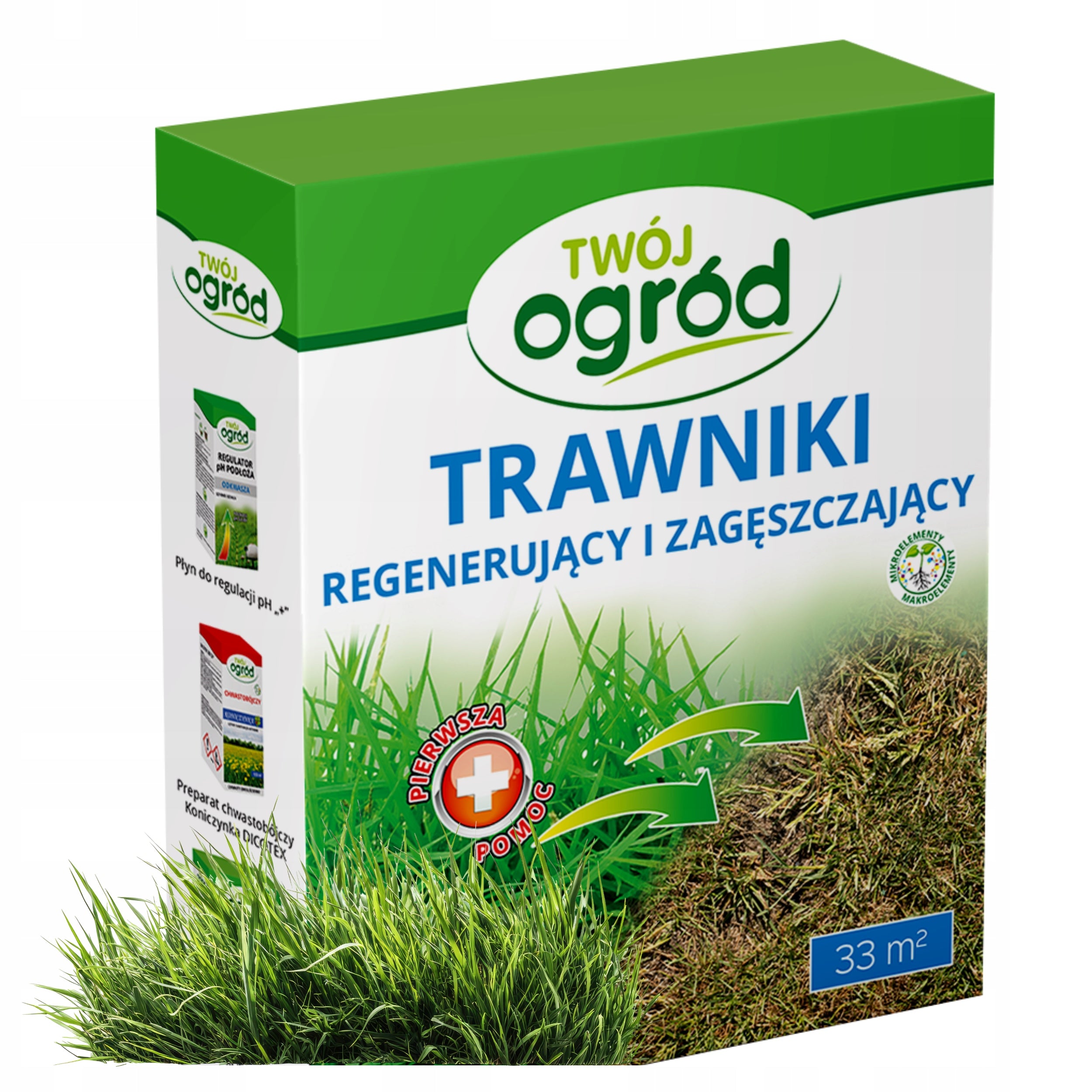 LAWN FERTILIZER 1KG FOR GRASS REGENERATING THICKENING