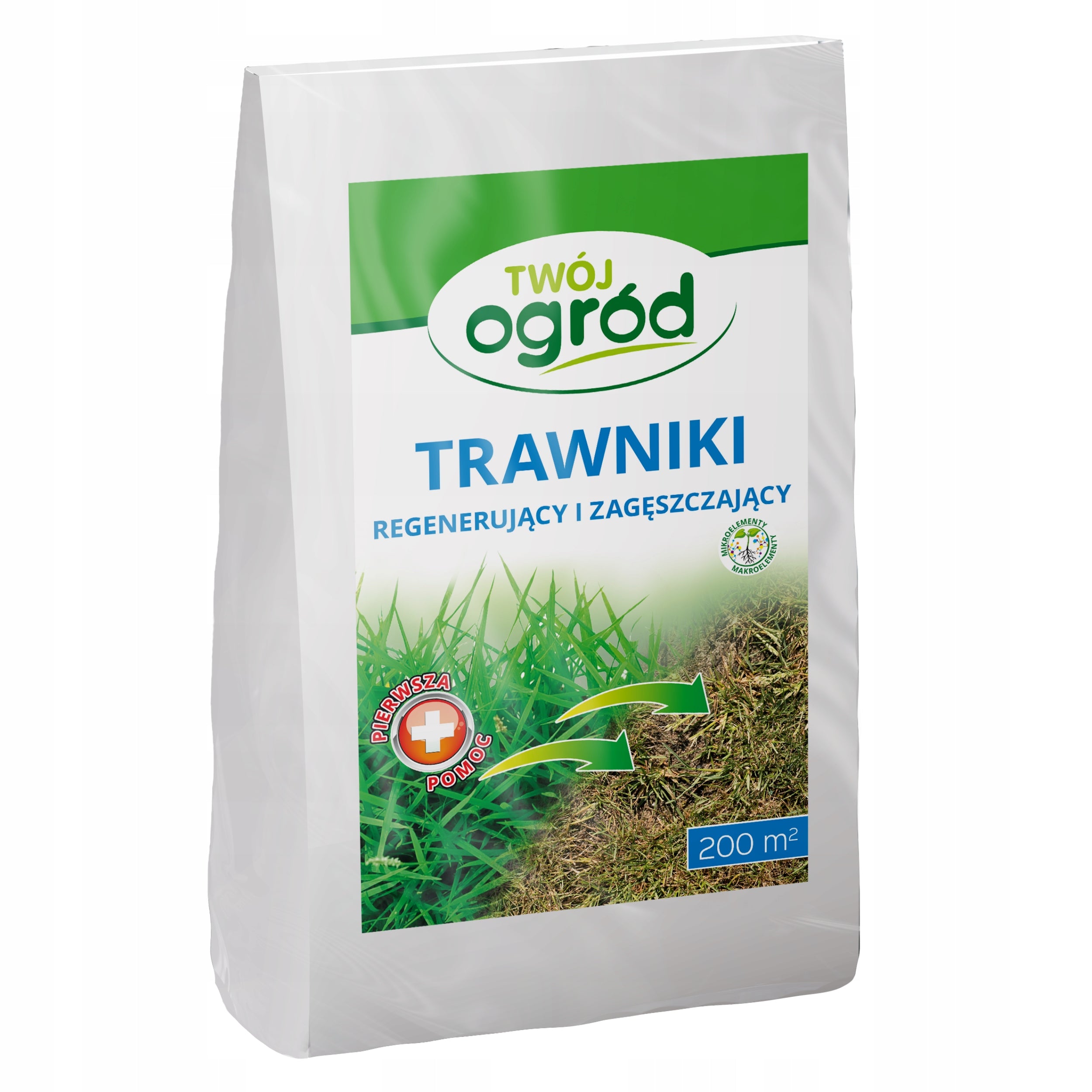 LAWN FERTILIZER 4KG FOR GRASS REGENERATING THICKENING Packaging status original