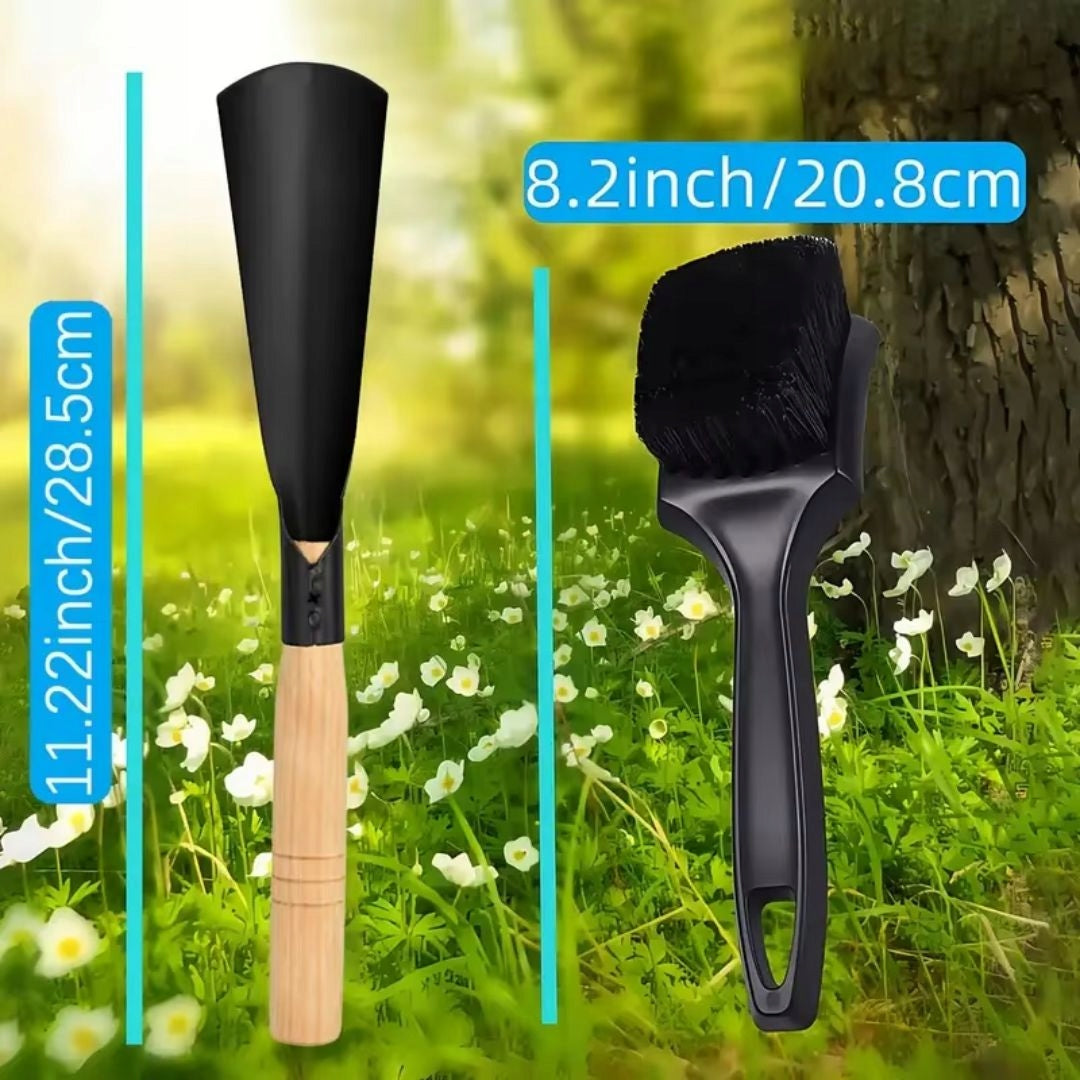 LAWN MOWER CLEANING KIT BRUSH GRASS SCRAPER DEPOSIT TOOLS Packaging status original
