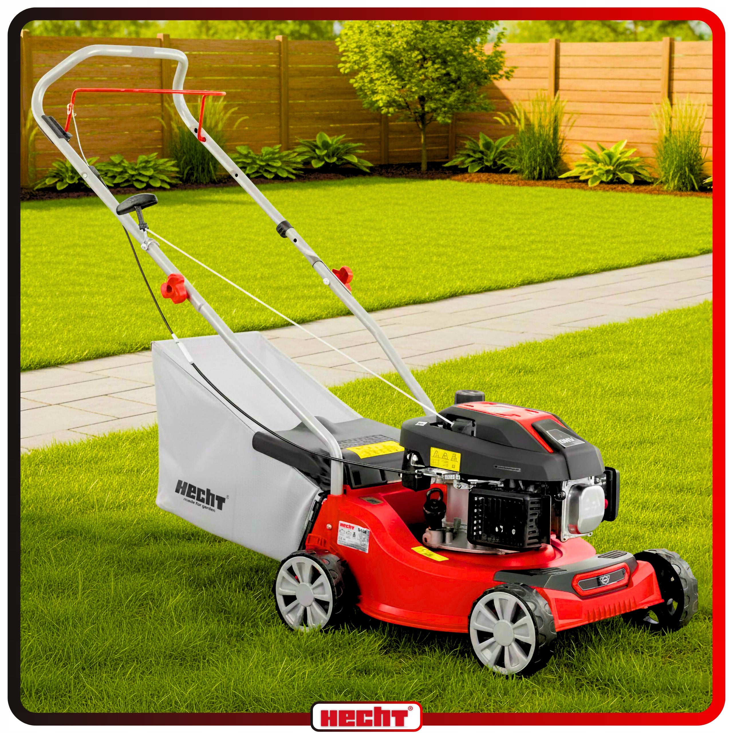 LAWN MOWER HECHT5408 LIGHT STRONG BASKET 45L MULCHING 40CM Packaging status original