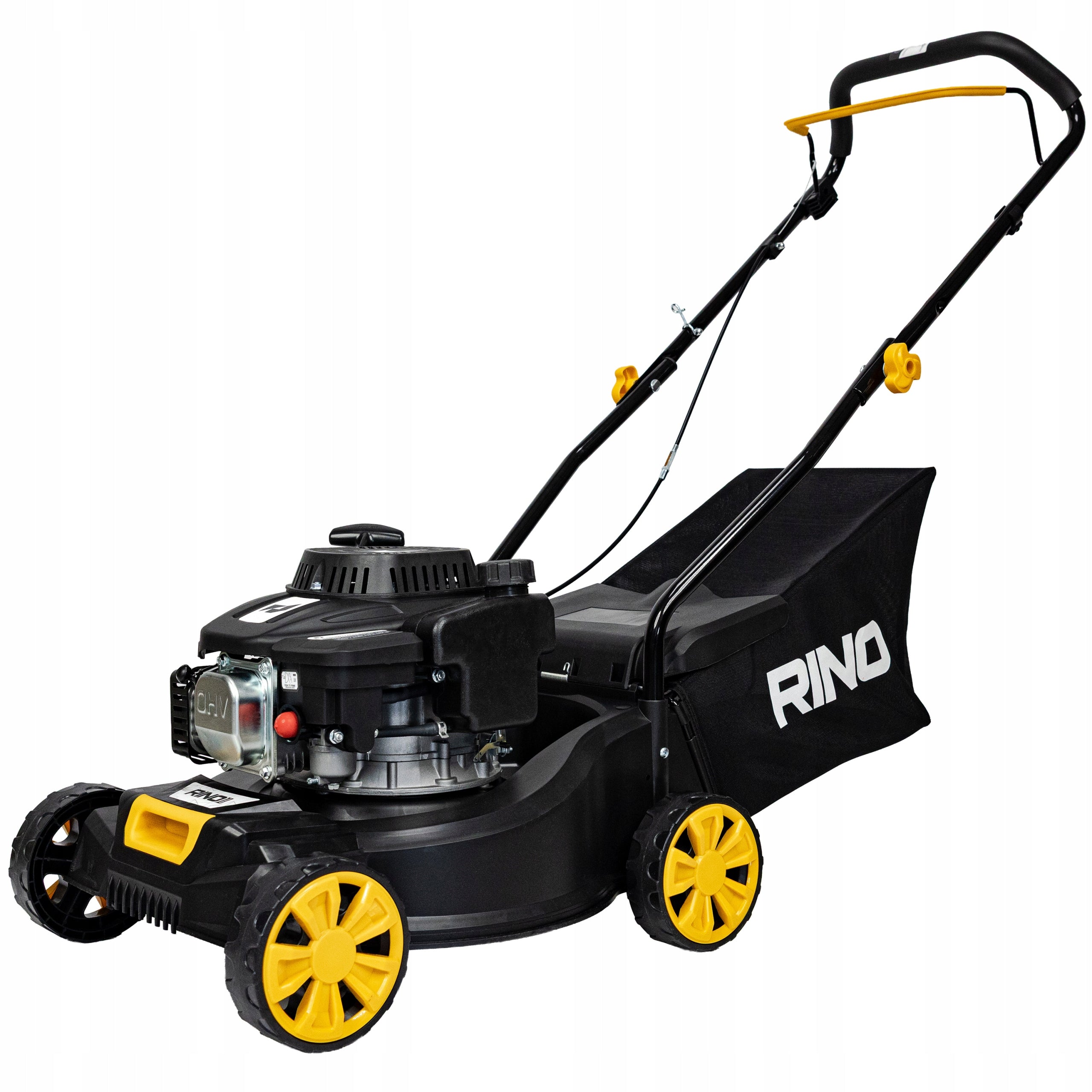 LAWN MOWER WITHOUT DRIVE 125CC 3 KM LARGE BASKET 45L 41CM RINO Engine displacement 125 cm³