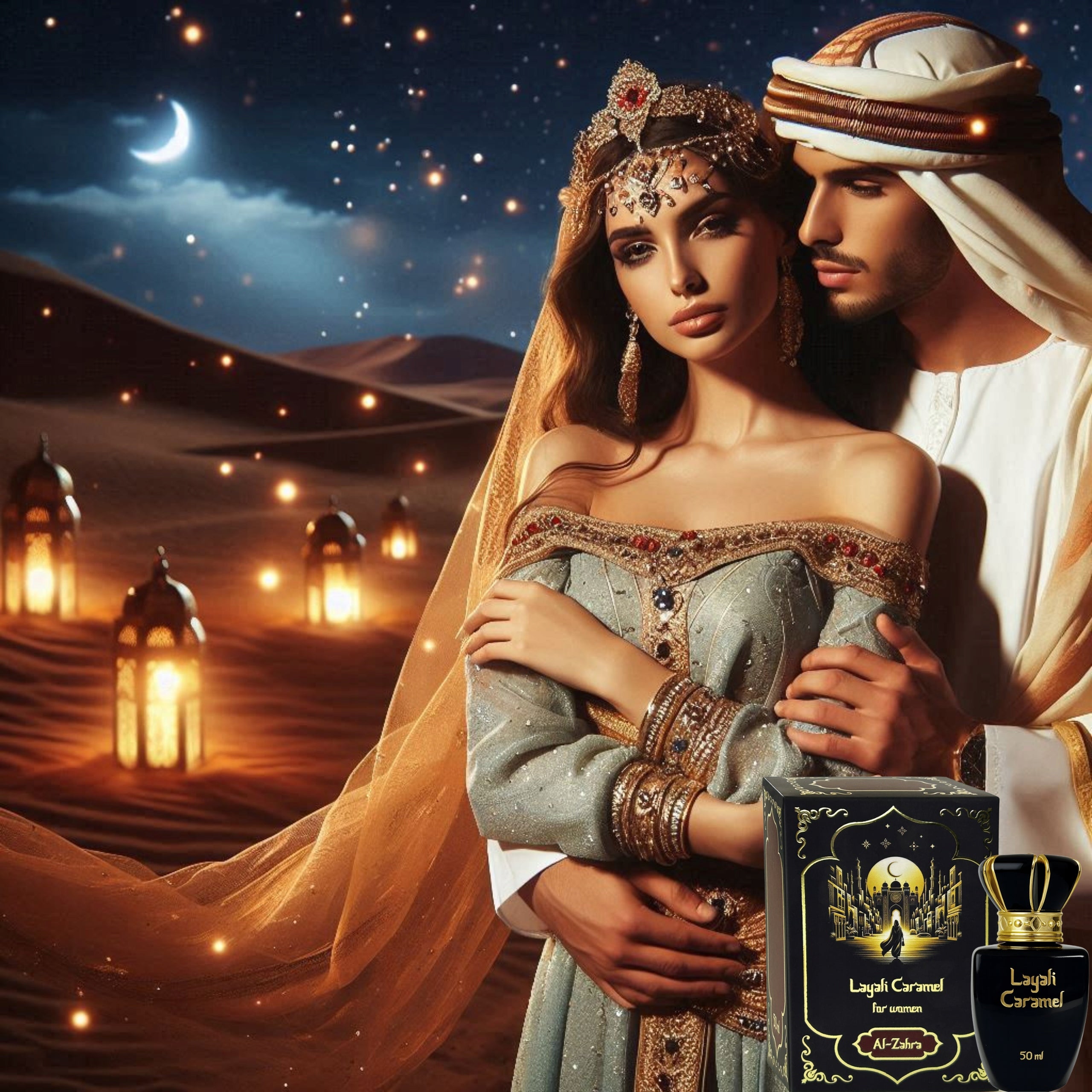 LAYALI CARAMEL AL-ZAHRA PERFUME ARABIC WOMEN ORIENTAL ORIGINAL NOTES Manufacturer code Damskie perfumy arabskie nuty na prezent 3320