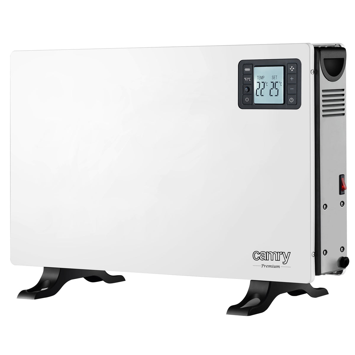 LCD CONVECTOR HEATER WITH REMOTE CONTROL ECONOMICAL 2000W AUTOMATIC SHUTDOWN Heating power 2000 W