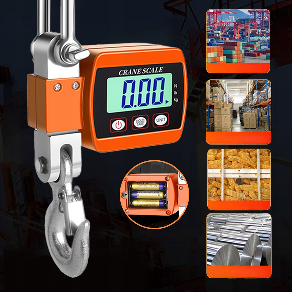 LCD CRANE HOOK SCALE 500KG WAREHOUSE BIG BAG SUSPENDED HANGING EAN (GTIN) 6907090567403