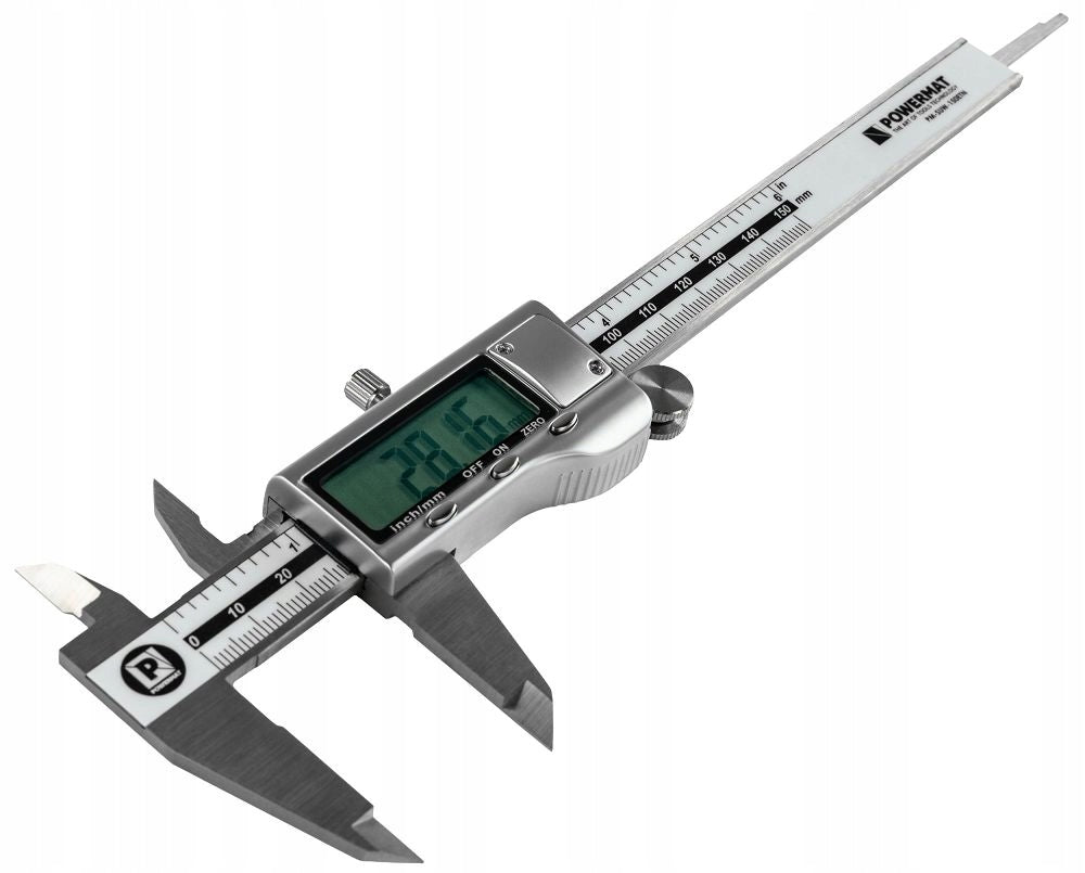 LCD DIGITAL CALIPER 150mm 0,01mm INTERNAL MEASUREMENT EXTERNAL 2 BATTERIES Manufacturer code PM1474