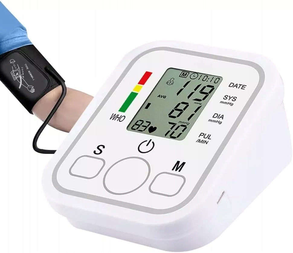 LCD Home Blood Pressure Monitor Wristband Type - No Voice