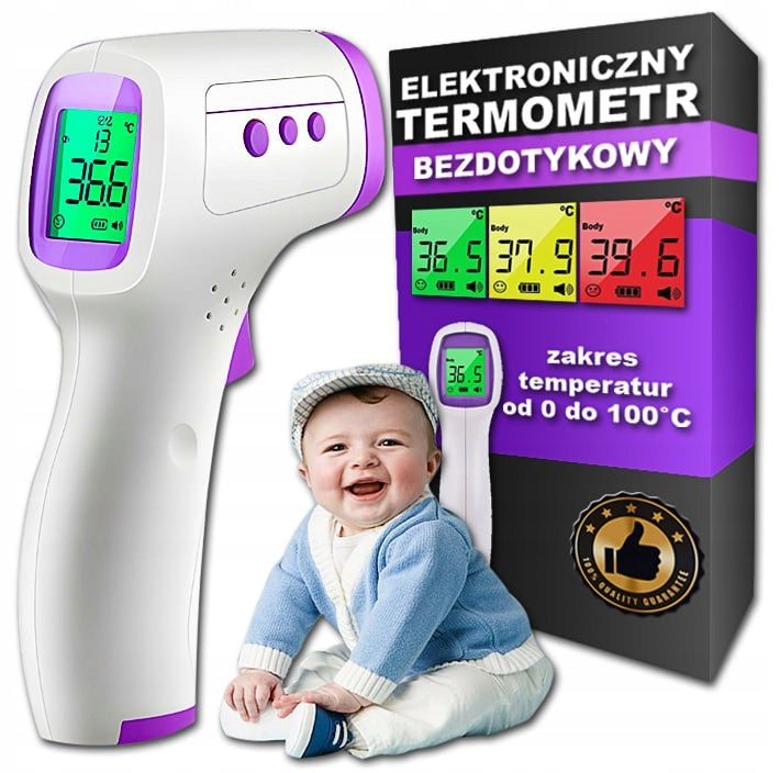 LCD INFRARED NON-CONTACT THERMOMETER ELECTRONIC HIGHLY ACCURATE 1sec