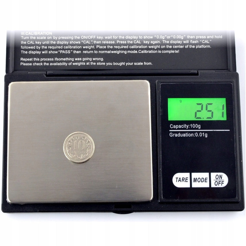 LCD Jewelry Scale Accuracy 0,01g Electronic Pocket Precision Brand Aptel