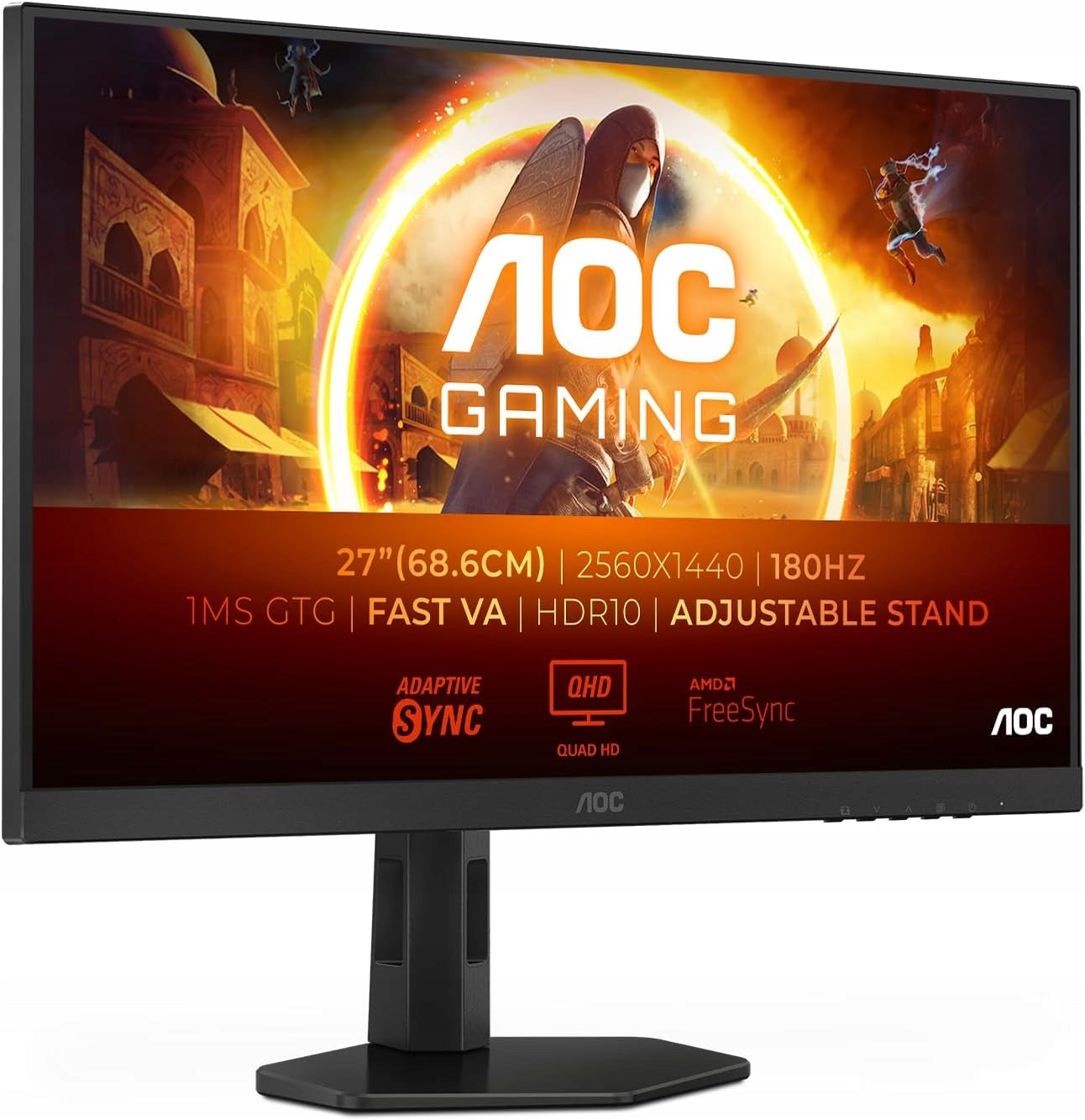 LCD Monitor AOC Q27G4XD 27" 2560 x 1440 px VA 180 Hz Manufacturer code Q27G4XD