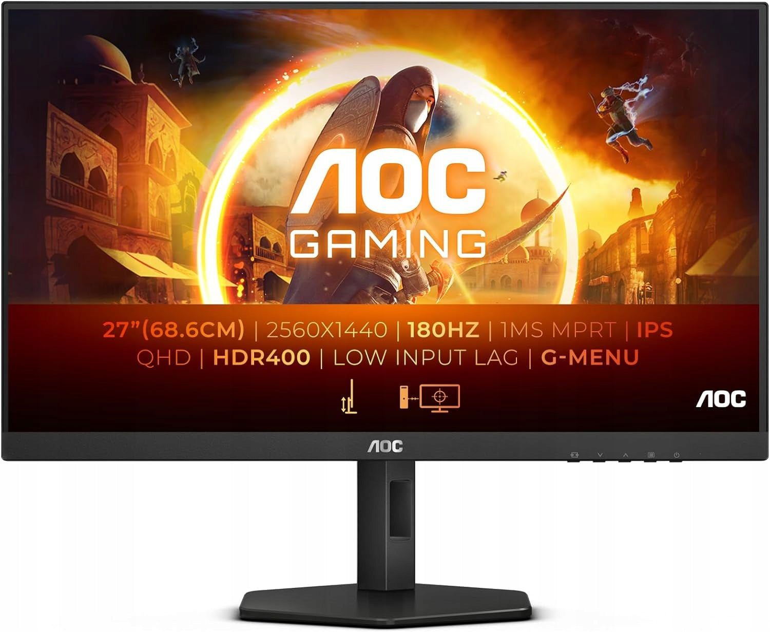 LCD Monitor AOC Q27G4XD 27" 2560 x 1440 px VA 180 Hz