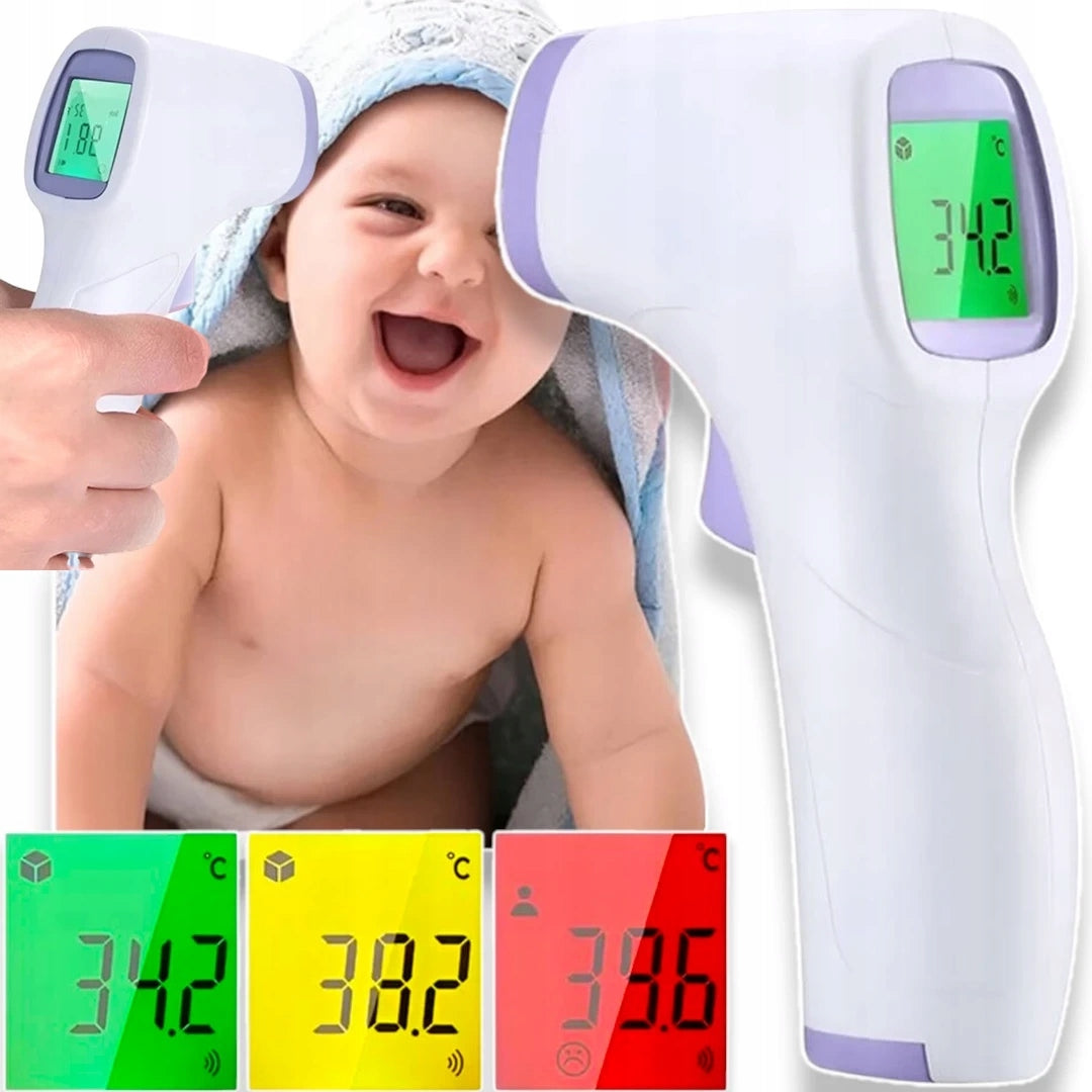 LCD NON-CONTACT INFRARED THERMOMETER FOR CHILDREN AND ADULTS ACCURATE Packaging status original