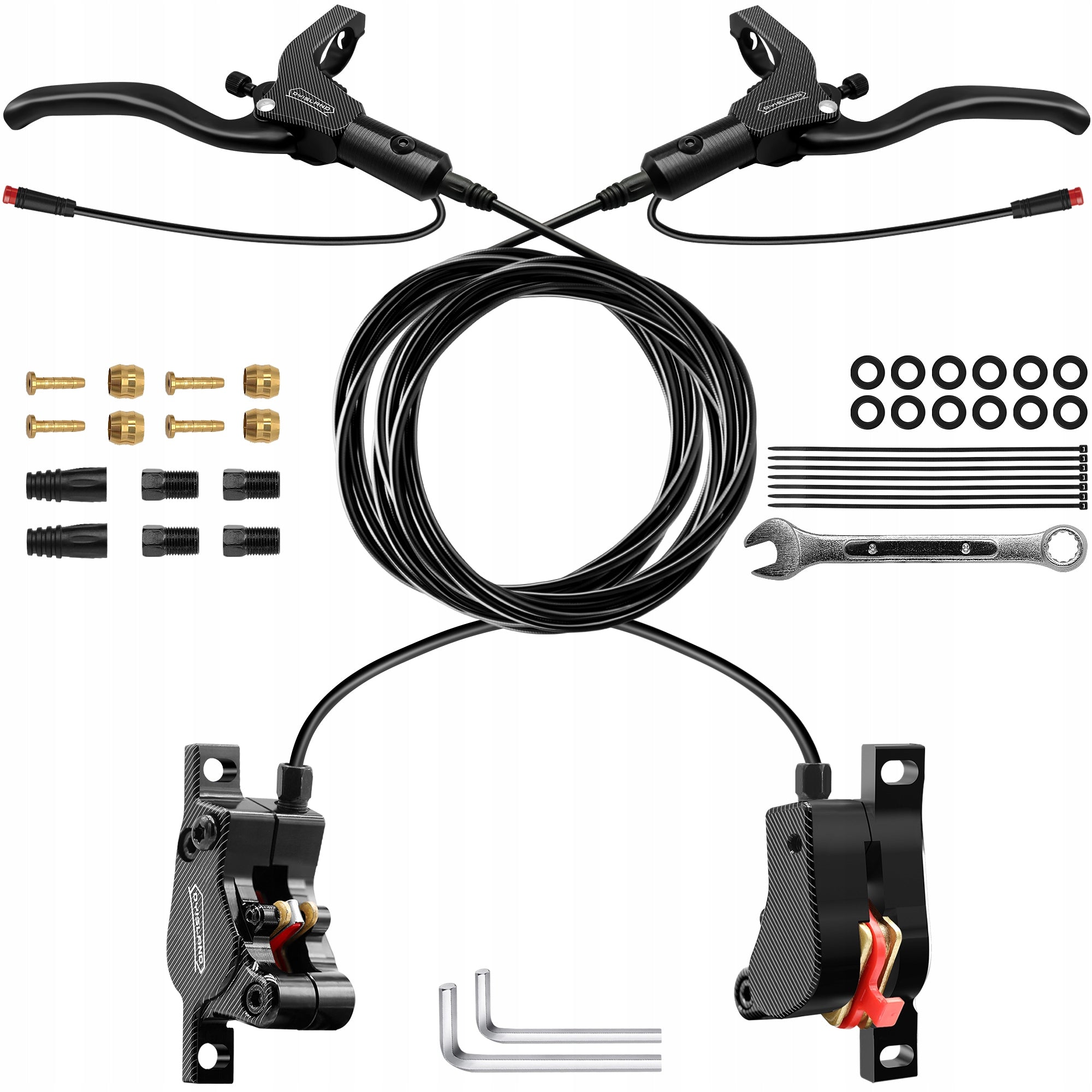 LD200 electric bike Hydraulic Disc Brake Set 2Piston E-Bike Brake
